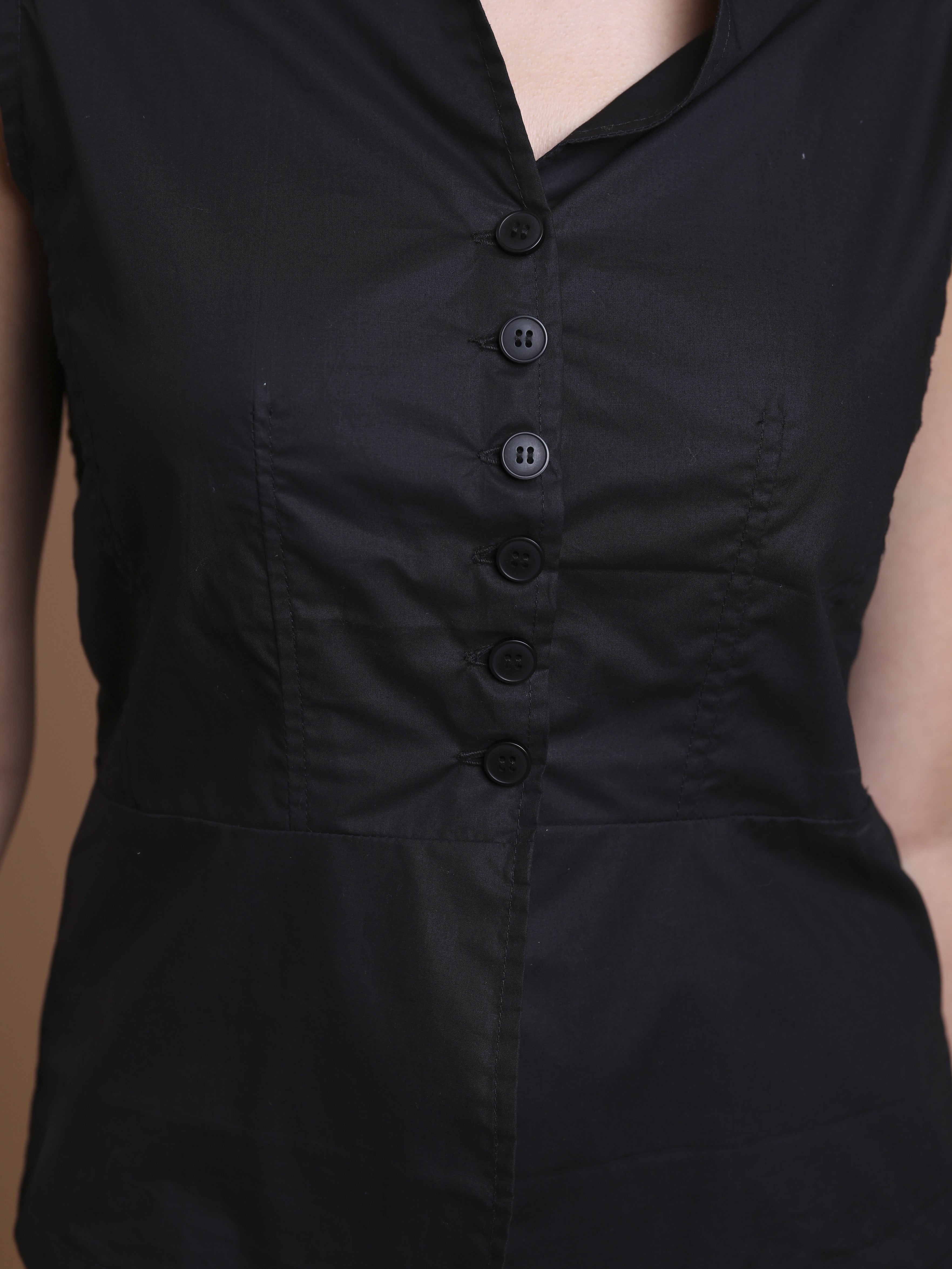 Fitted Japanese Poplin Vest - INN7