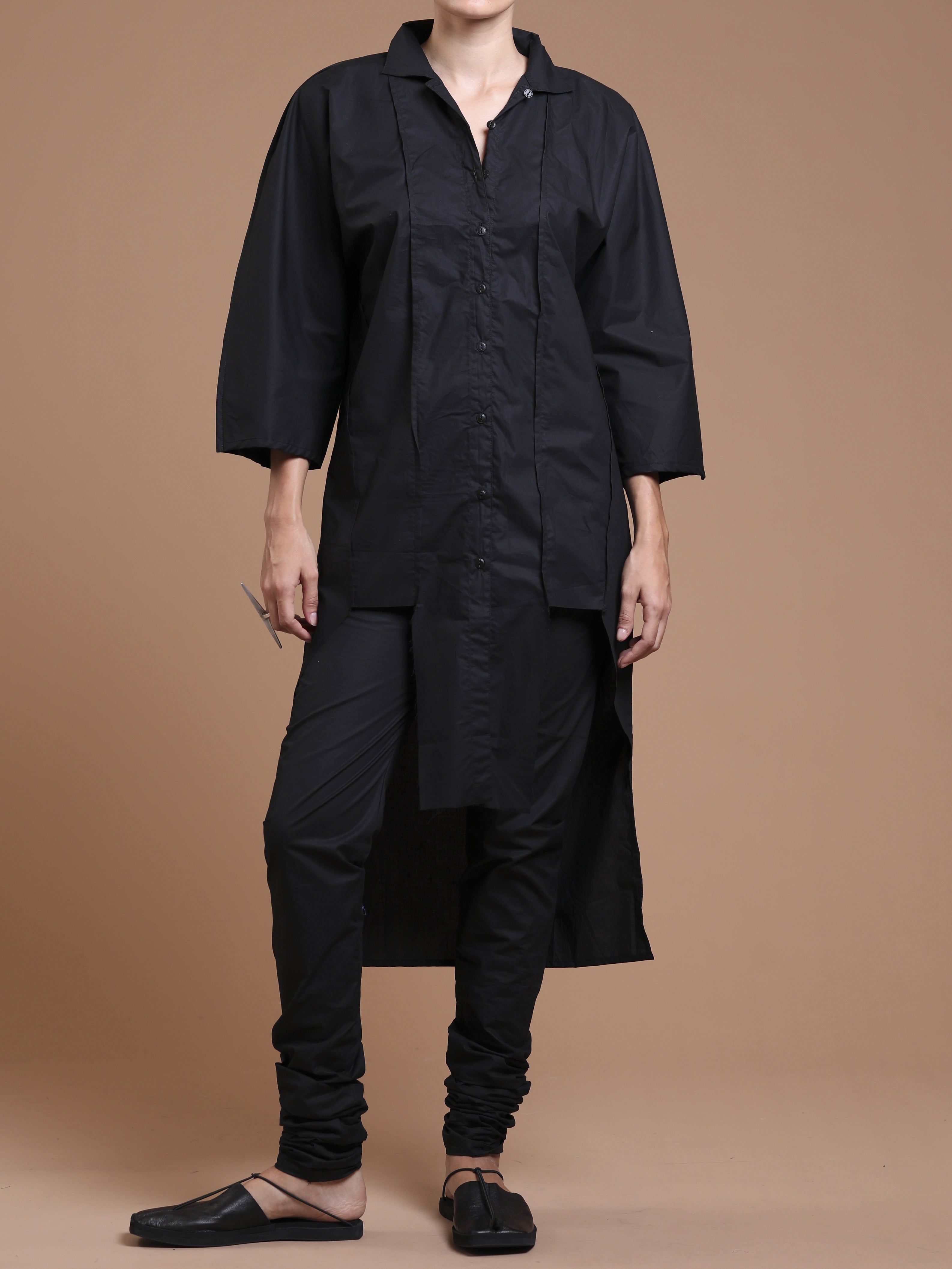 Japanese Poplin Longline Shirt