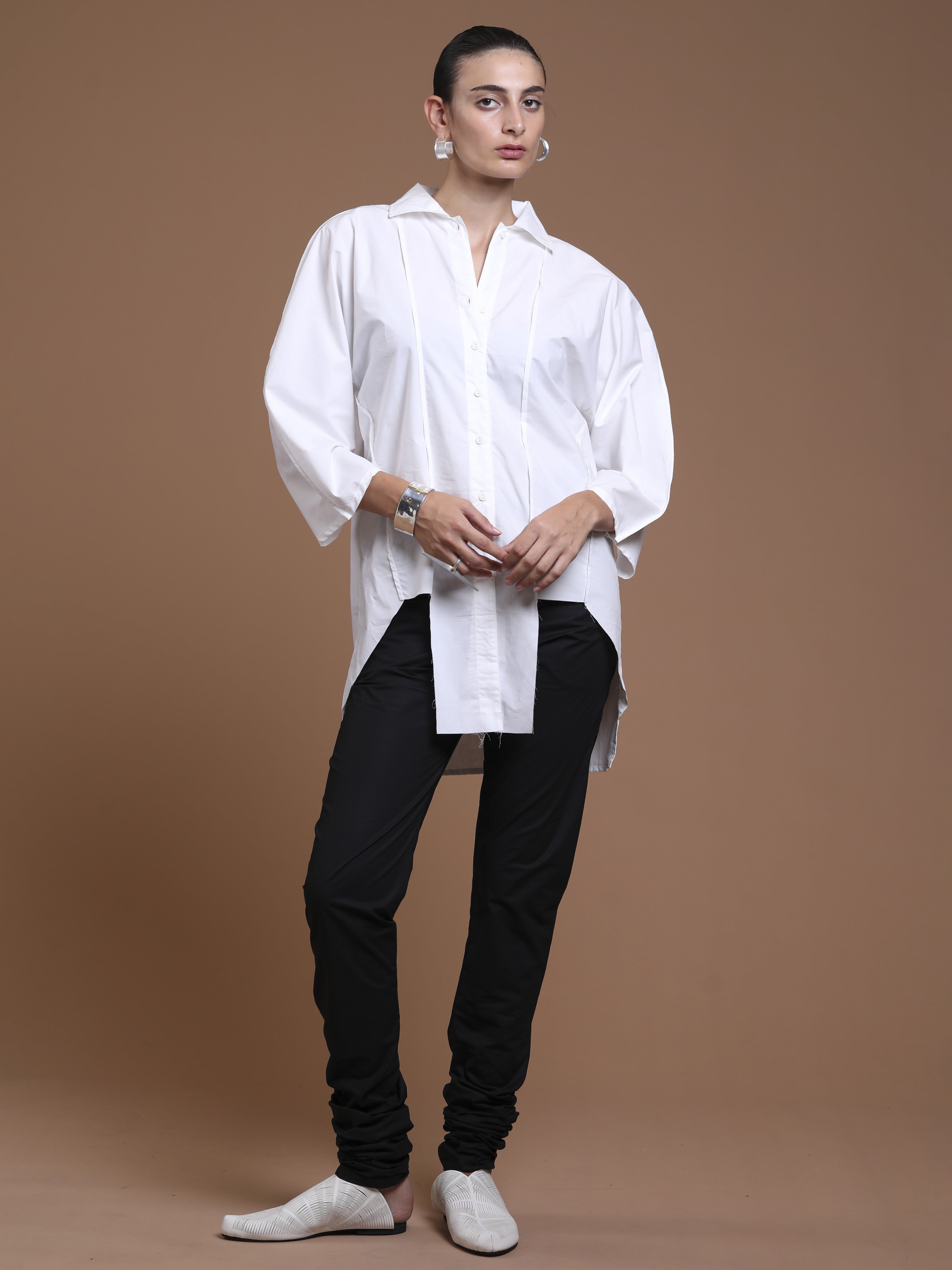 Japanese Poplin Tunic Shirt