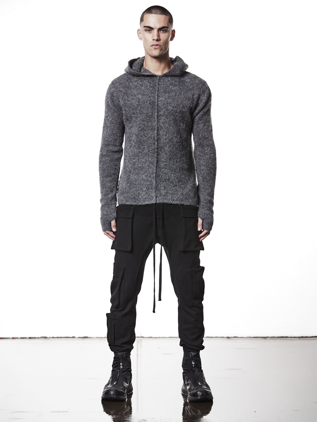Hooded Alpaca Sweater