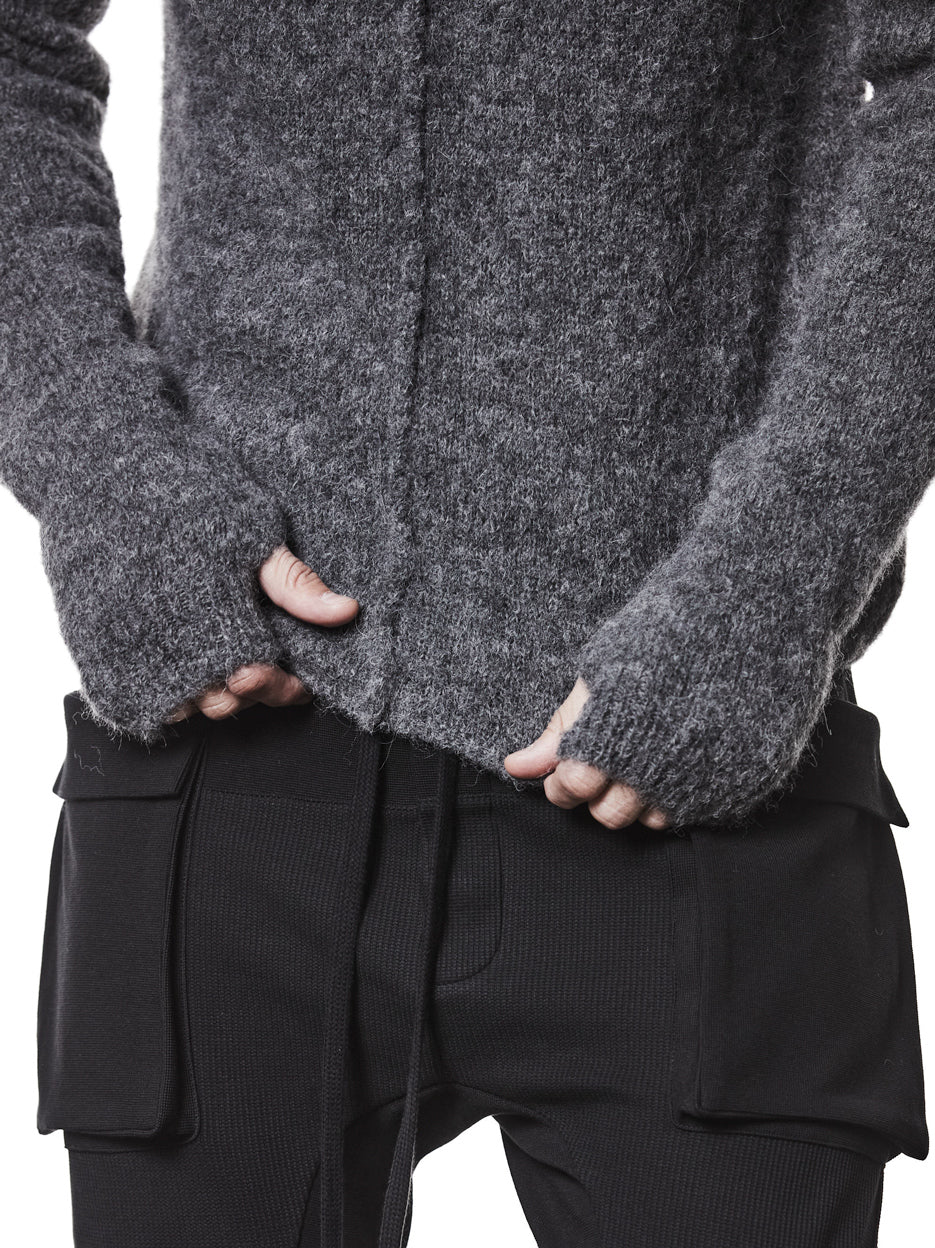 Hooded Alpaca Sweater