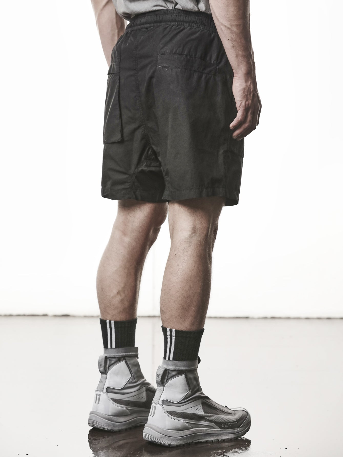 Drop-Crotch Cotton Shorts - INN7