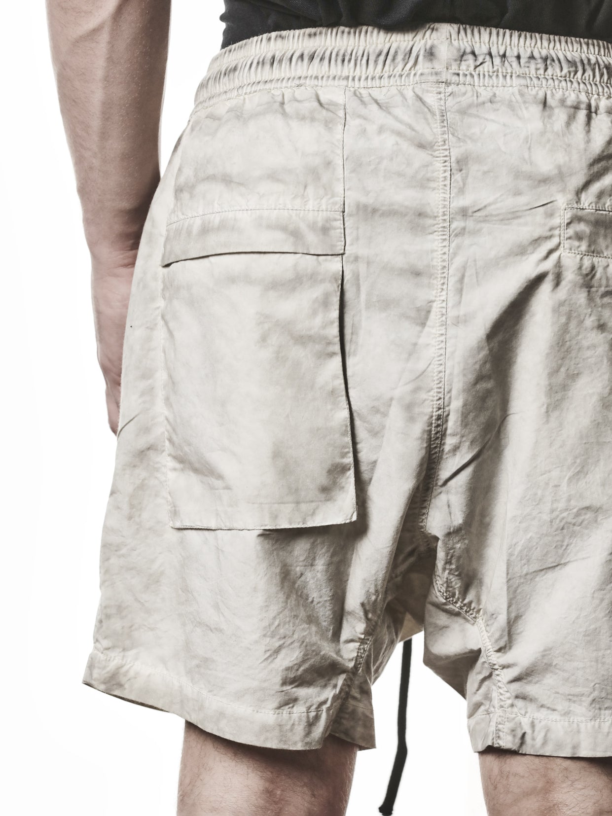 Drop-Crotch Cotton Shorts - INN7