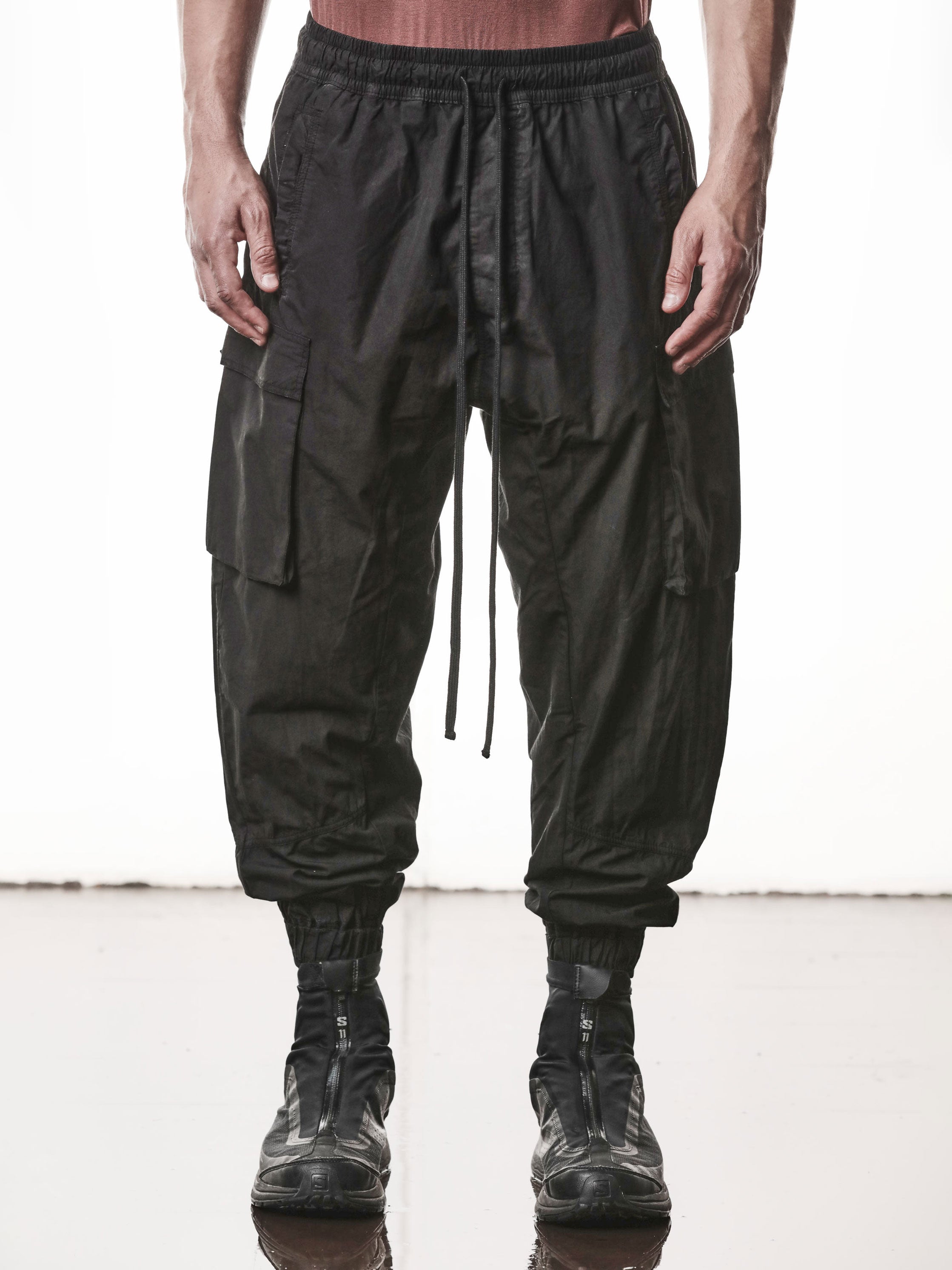Woven Cotton Cargo Trousers - INN7