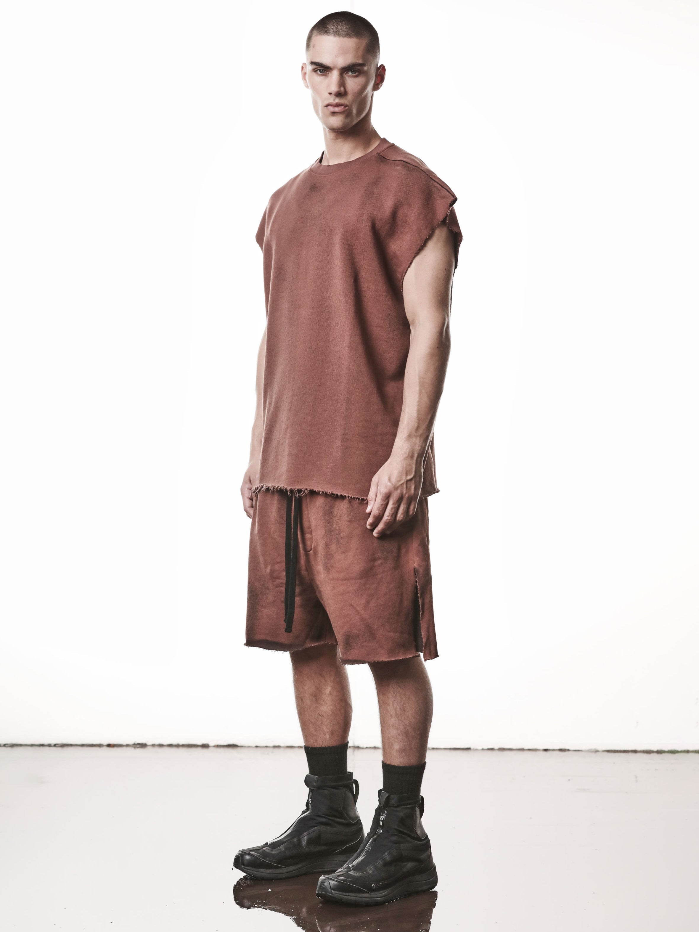 Oversized Raw Sweat Top - INN7