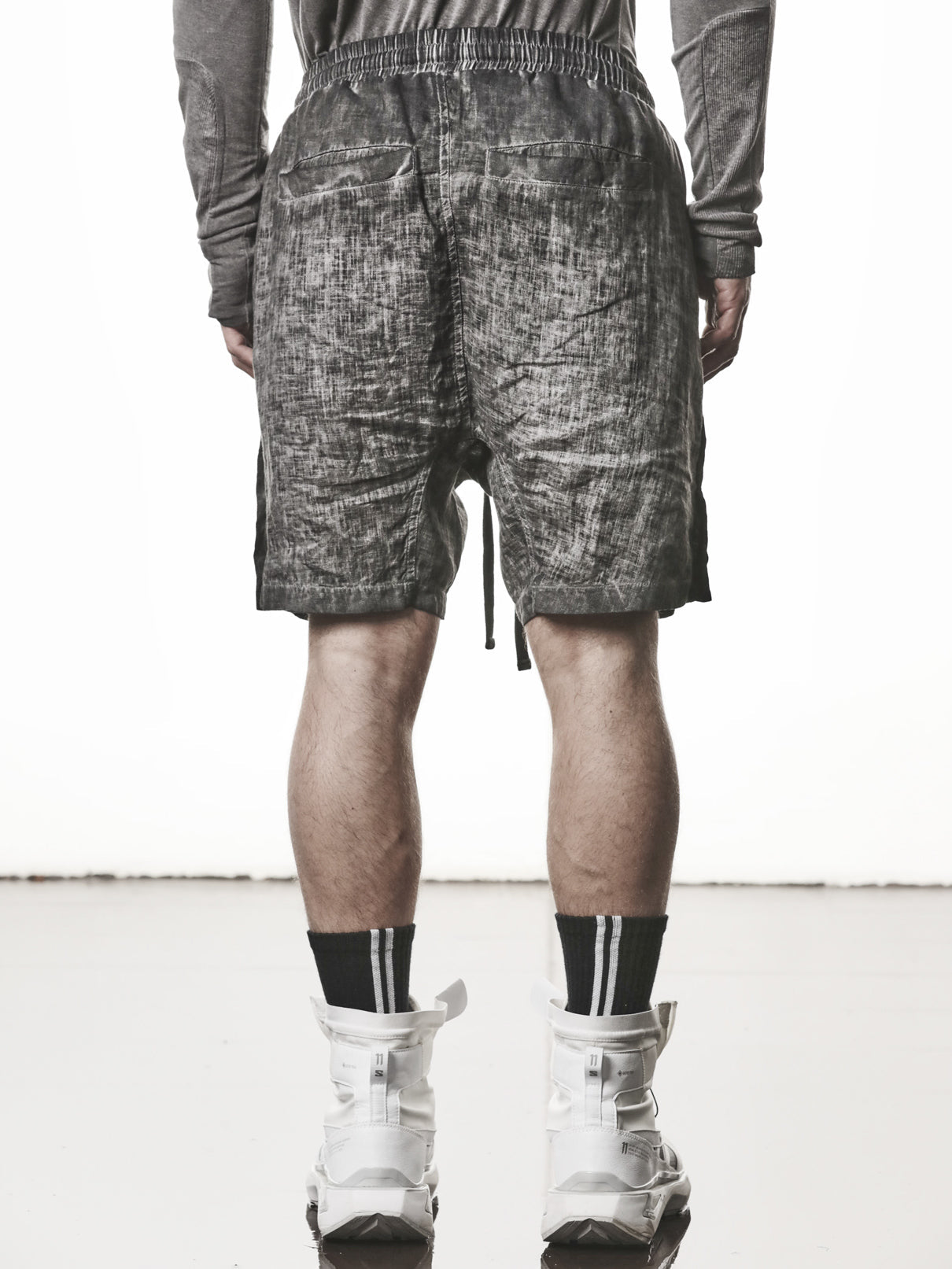 Drop Crotch Linen Shorts - INN7