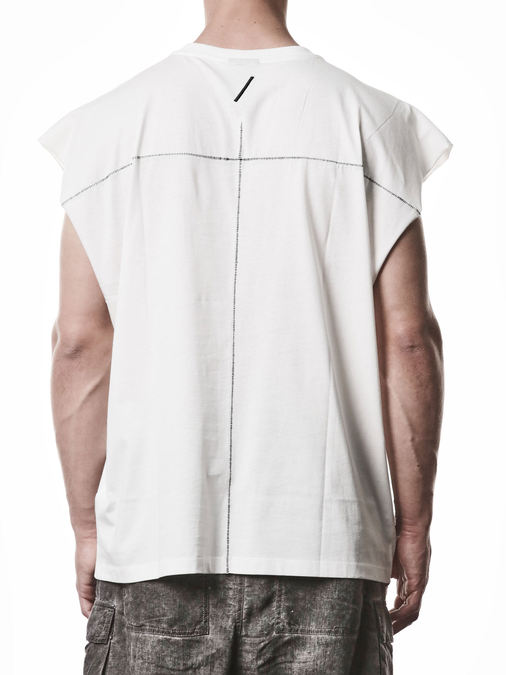 Raw Shoulder Oversized Tee - INN7