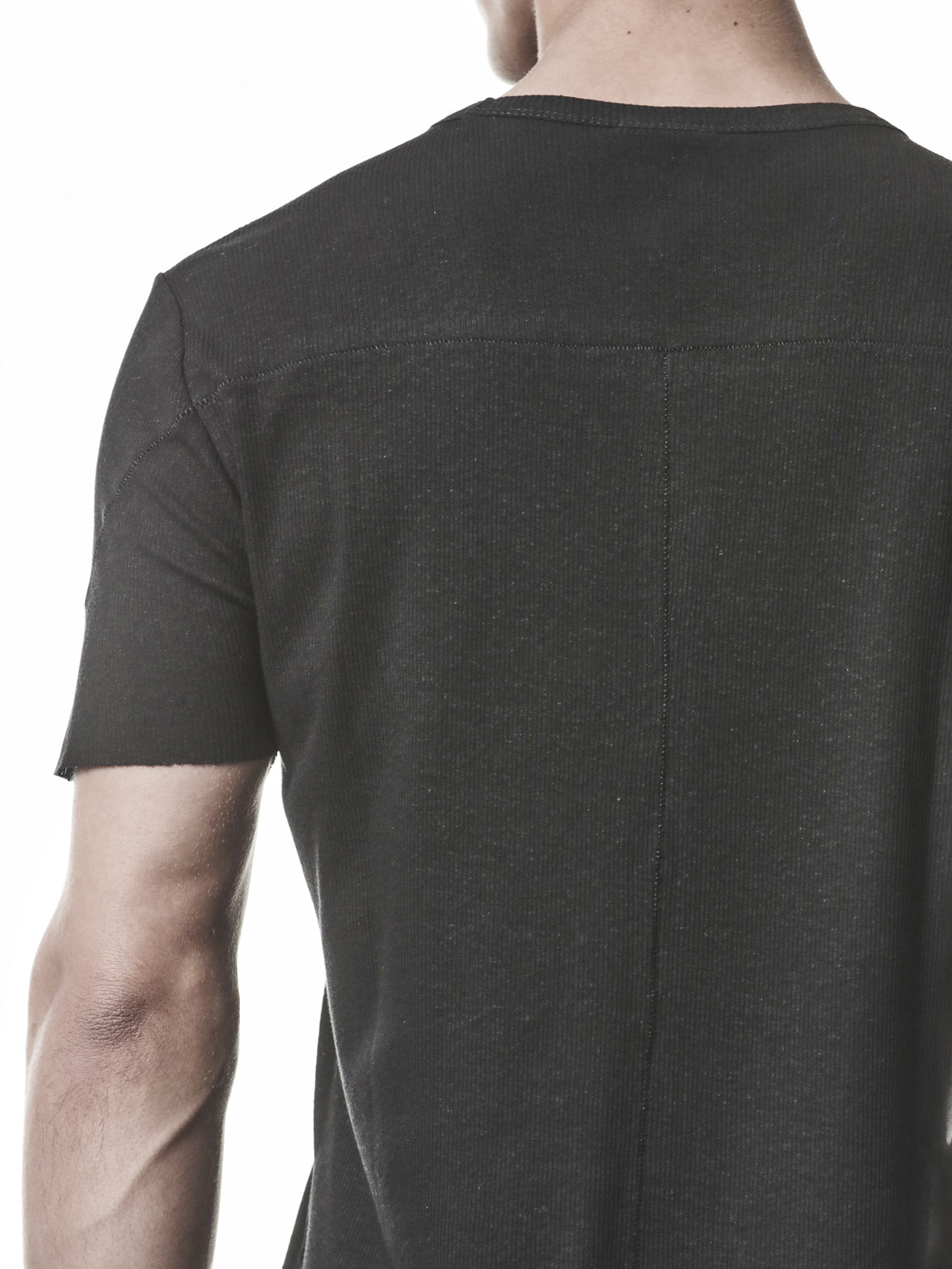 Raw Edge Rib T-Shirt - INN7
