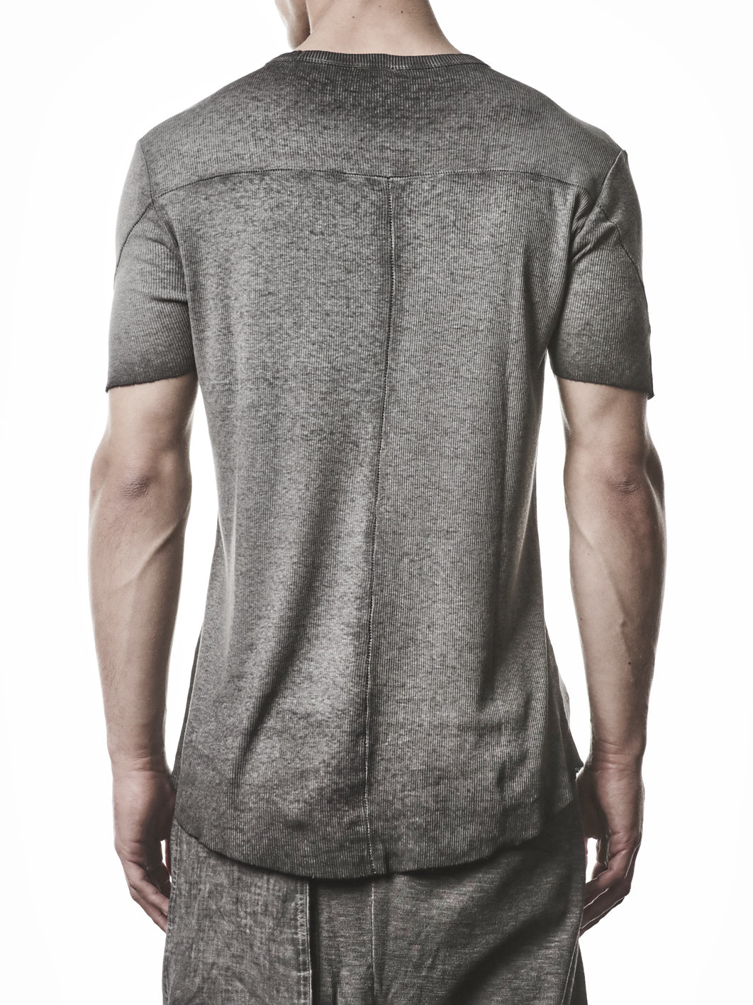 Raw Edge Rib T-Shirt - INN7
