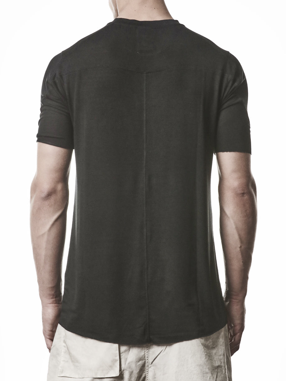 Viscose Raw Edge T-Shirt - INN7