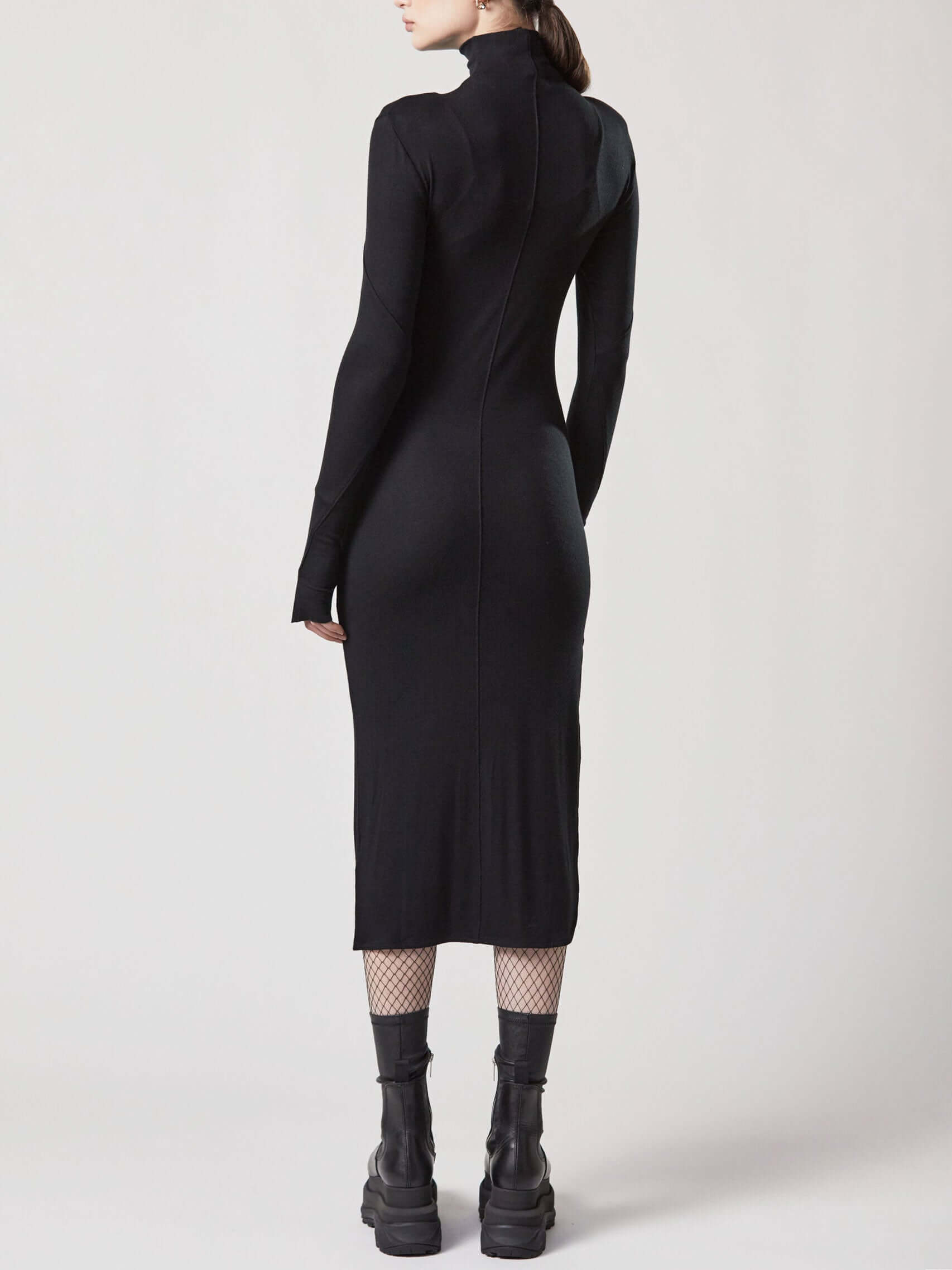 Roll neck dress