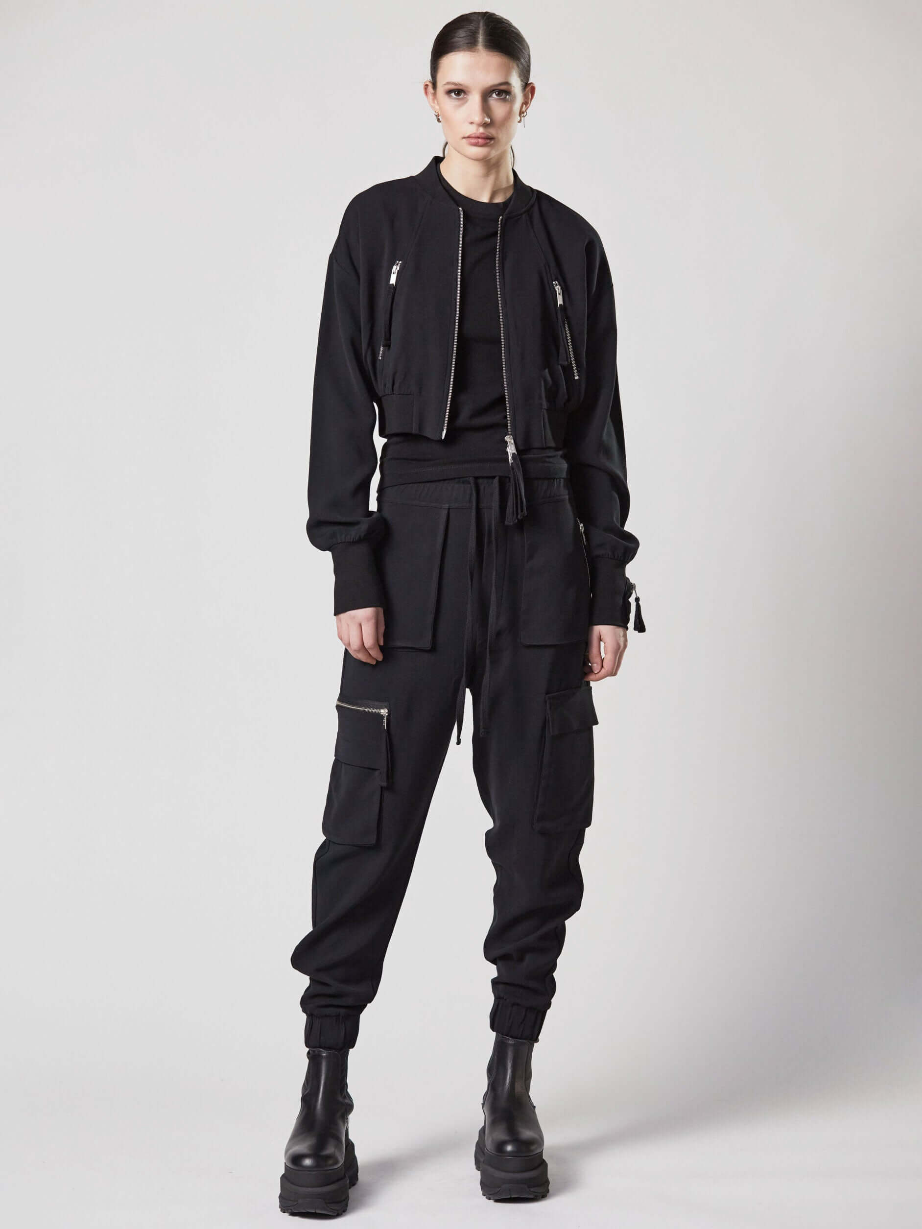 Woven cargo trousers