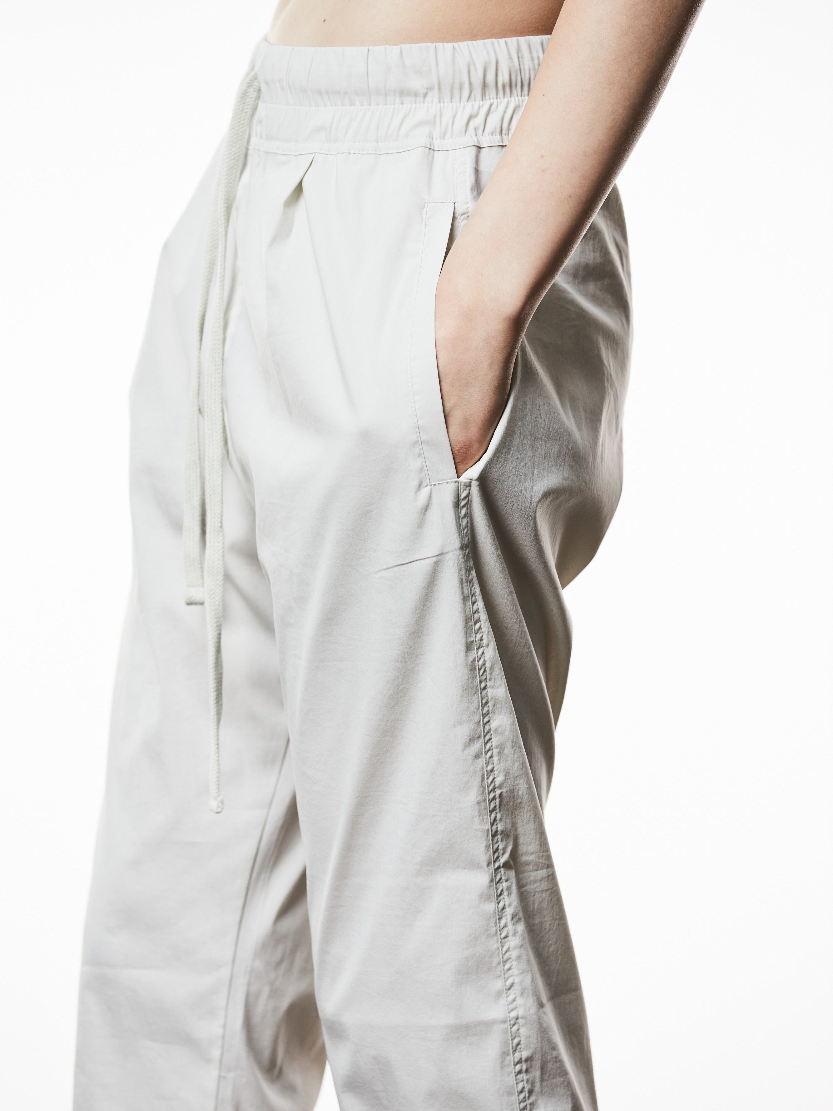 Woven Dropped Crotch Trousers