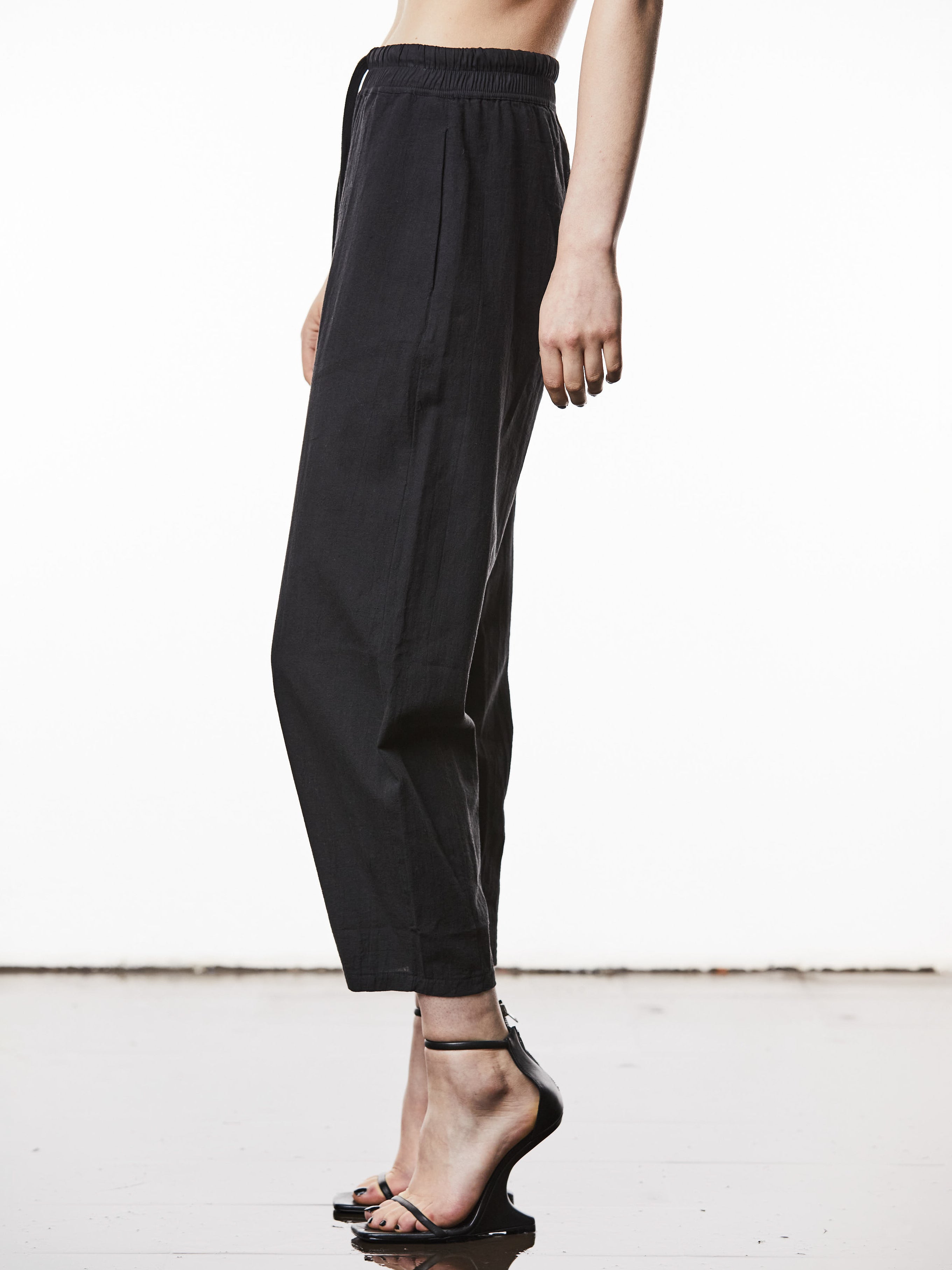 Woven Linen Trousers