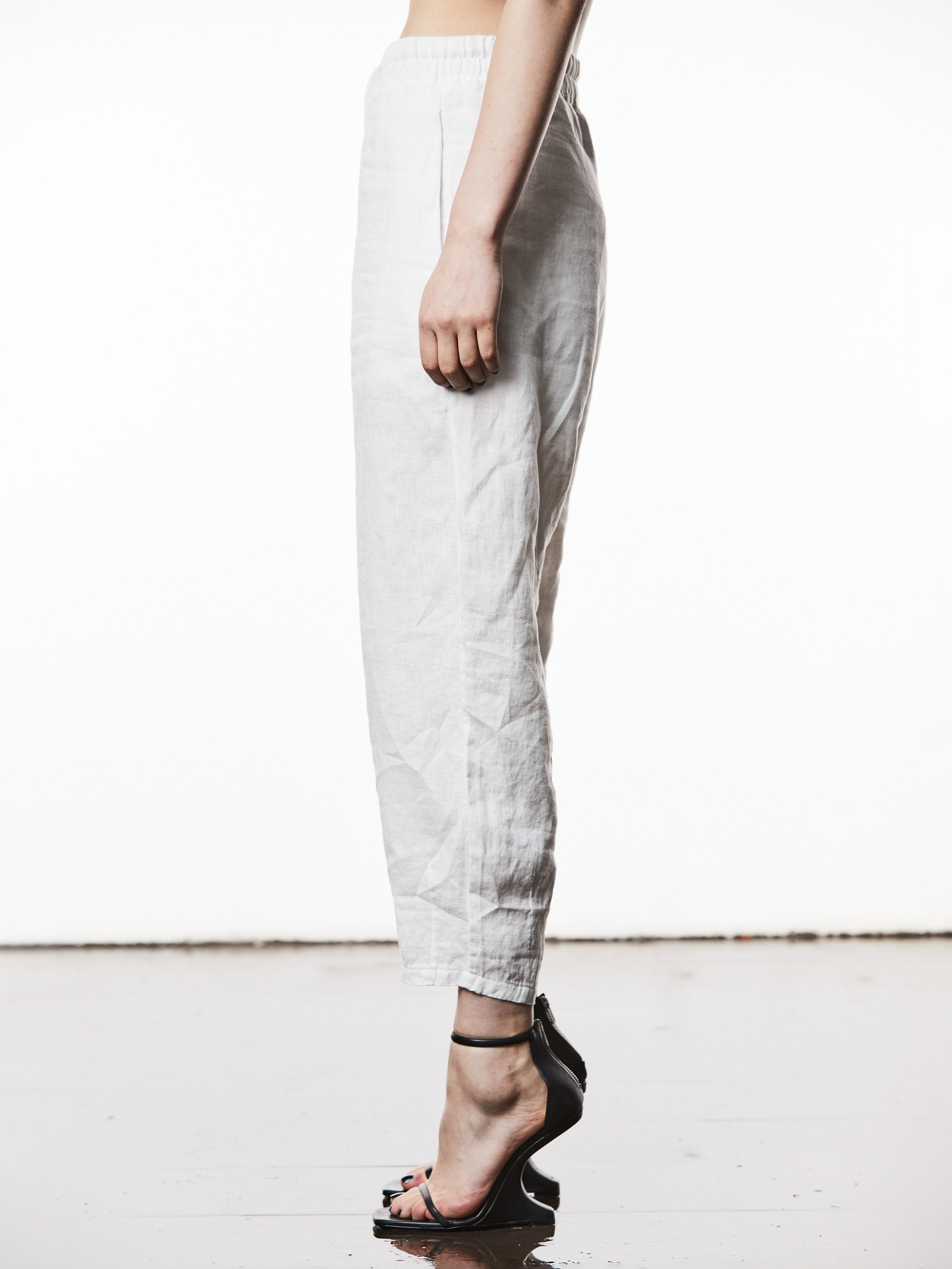 Woven Linen Trousers