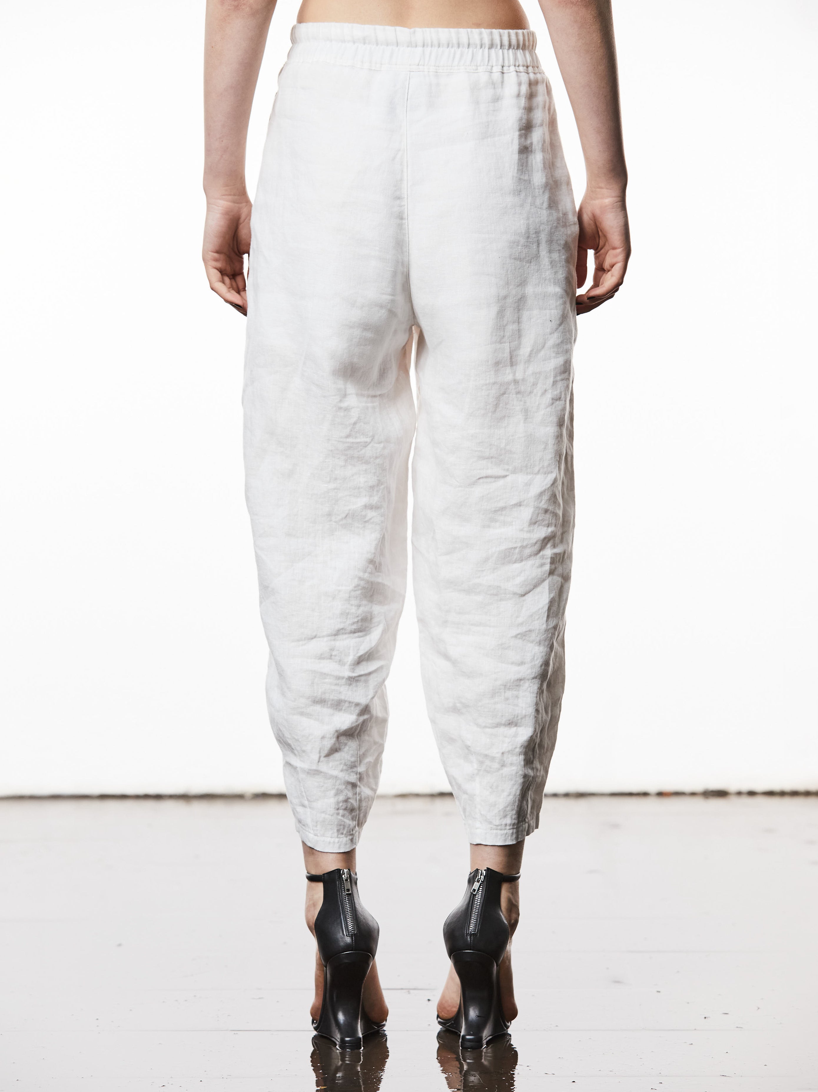 Woven Linen Trousers