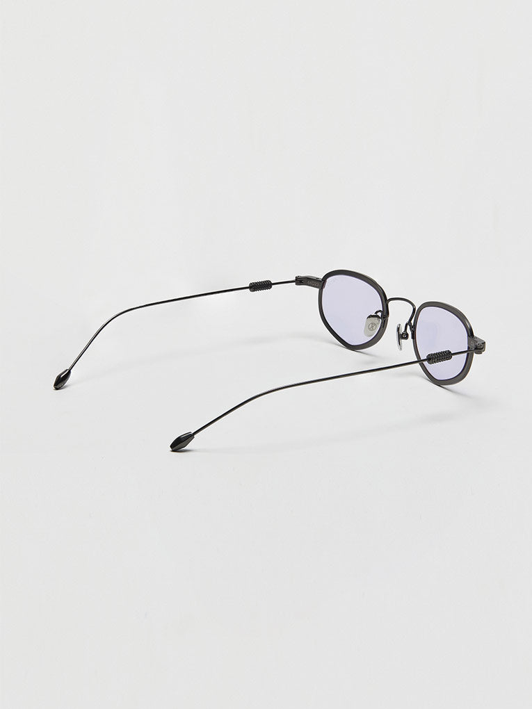 Titanium Oval Sunglasses