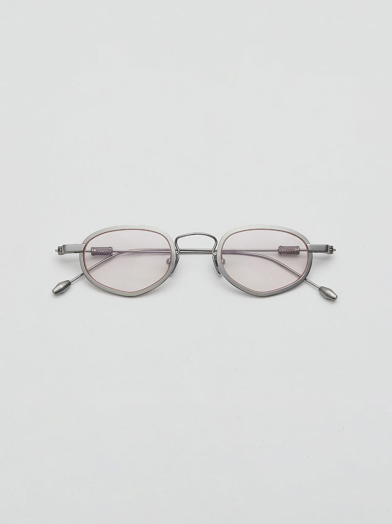 Titanium Oval Sunglasses