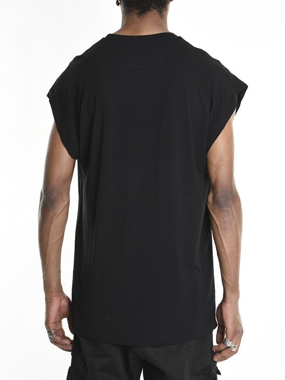 Asymmetric Cut Tank Top - by LA HAINE INSIDE US