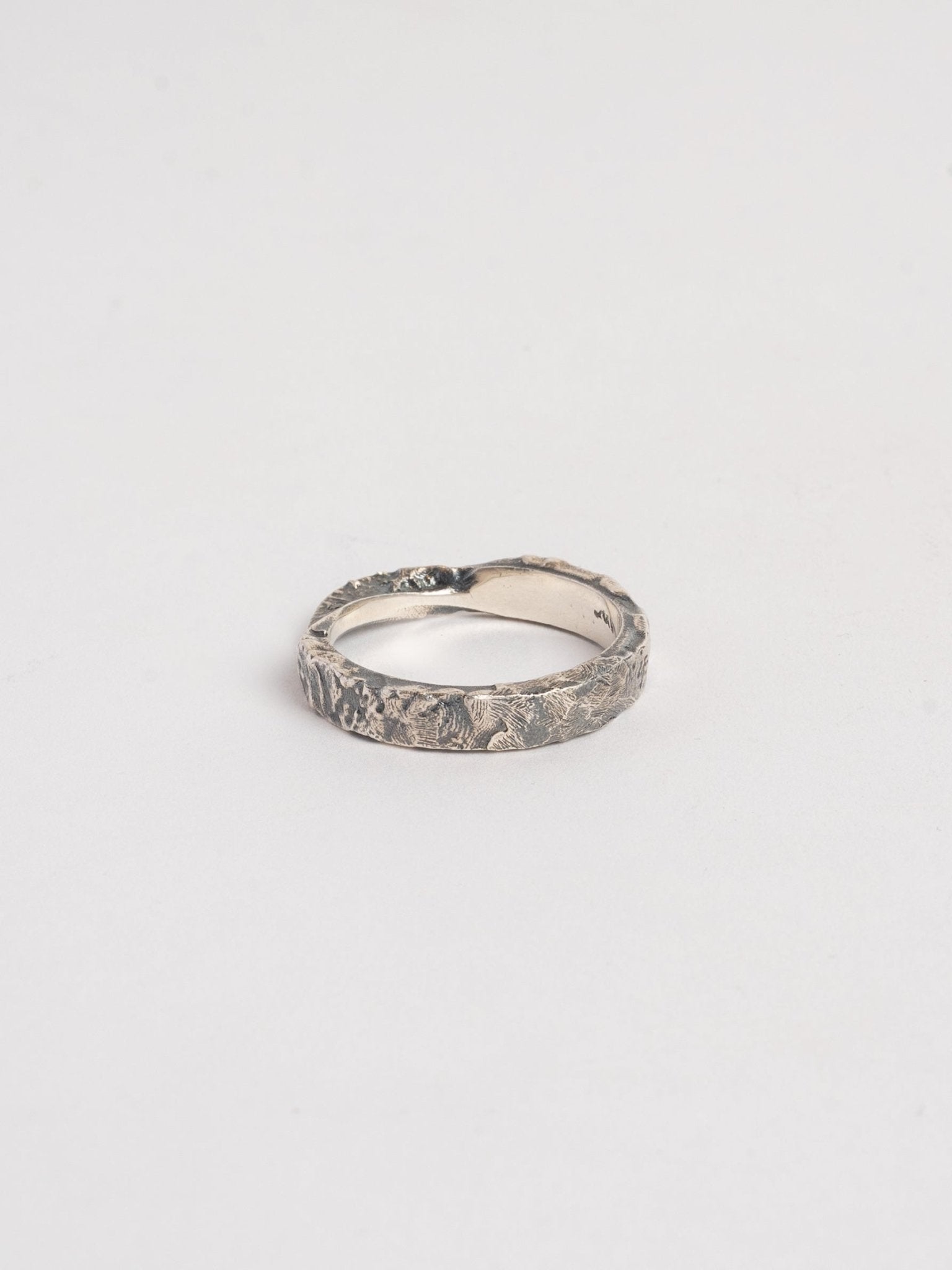 Band Ring with Scattered Diamonds - by AITO