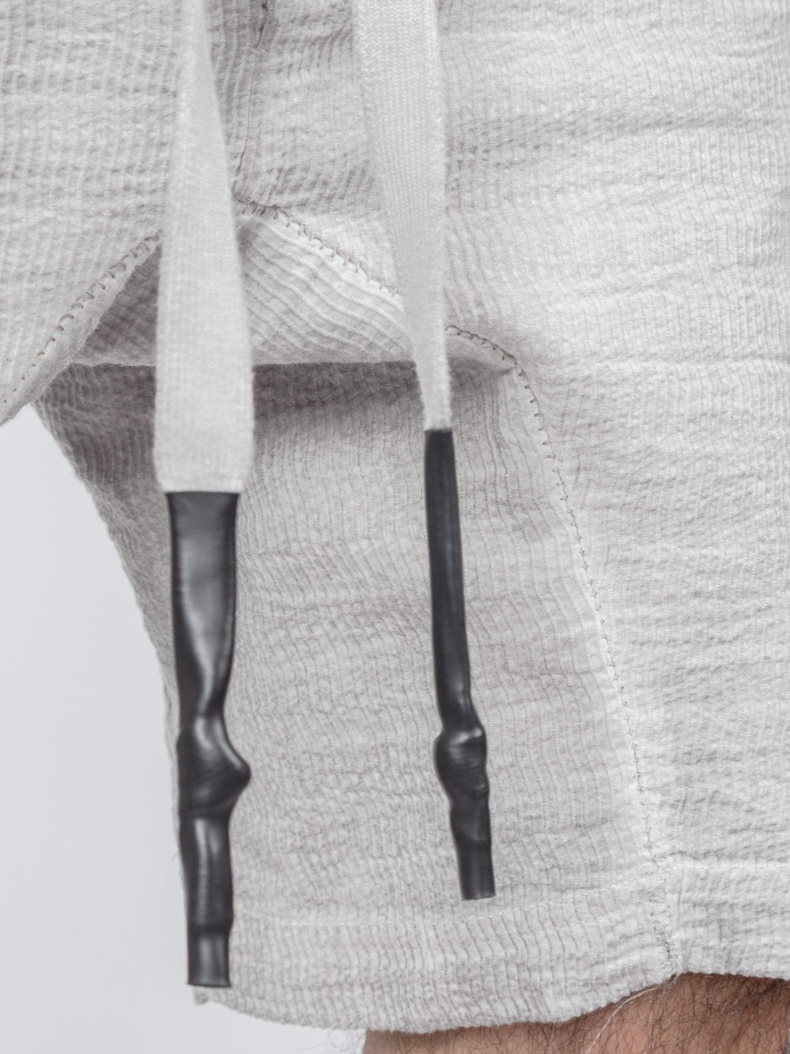 Bigshort Micro Ondes Organic Cotton Shorts — Silver - by Isaac Sellam