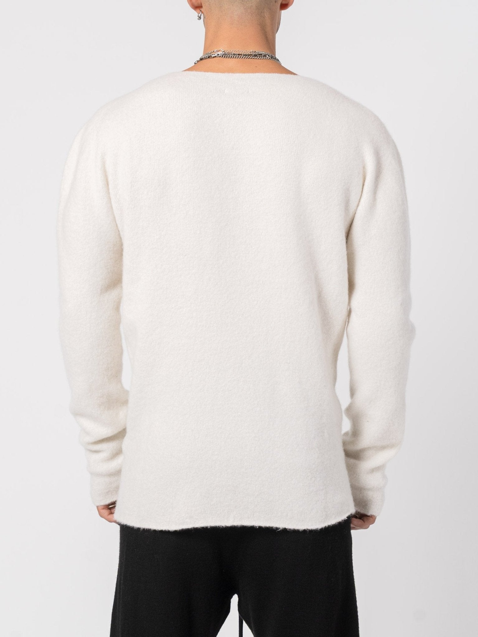 Brushed Cashmere Silk Blend Knit - by MD75