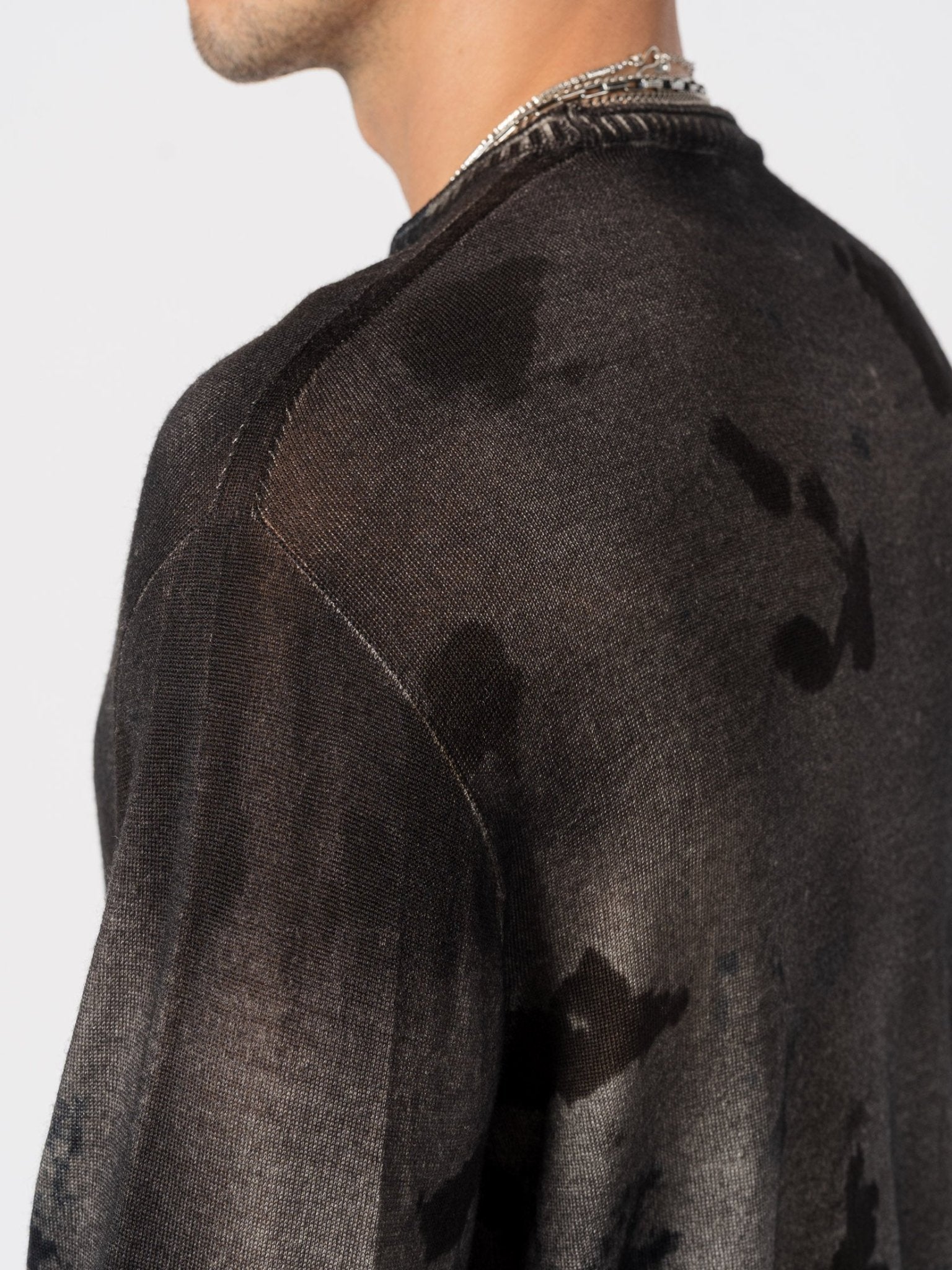 Camouflage Light Wool Knit - by MD75