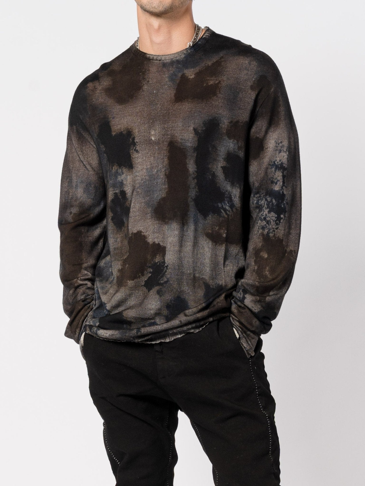 Camouflage Light Wool Knit - by MD75