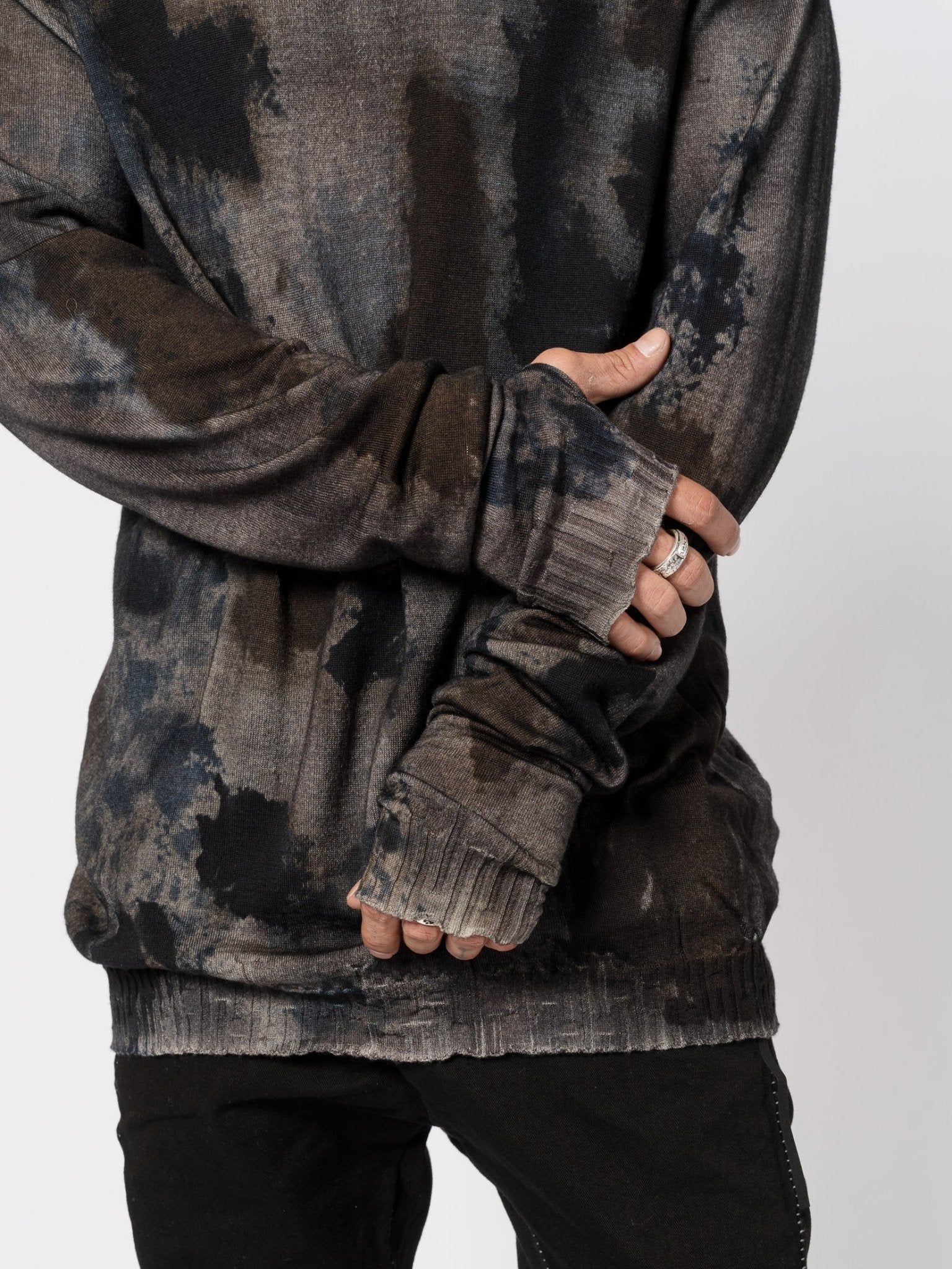 Camouflage Light Wool Knit - by MD75