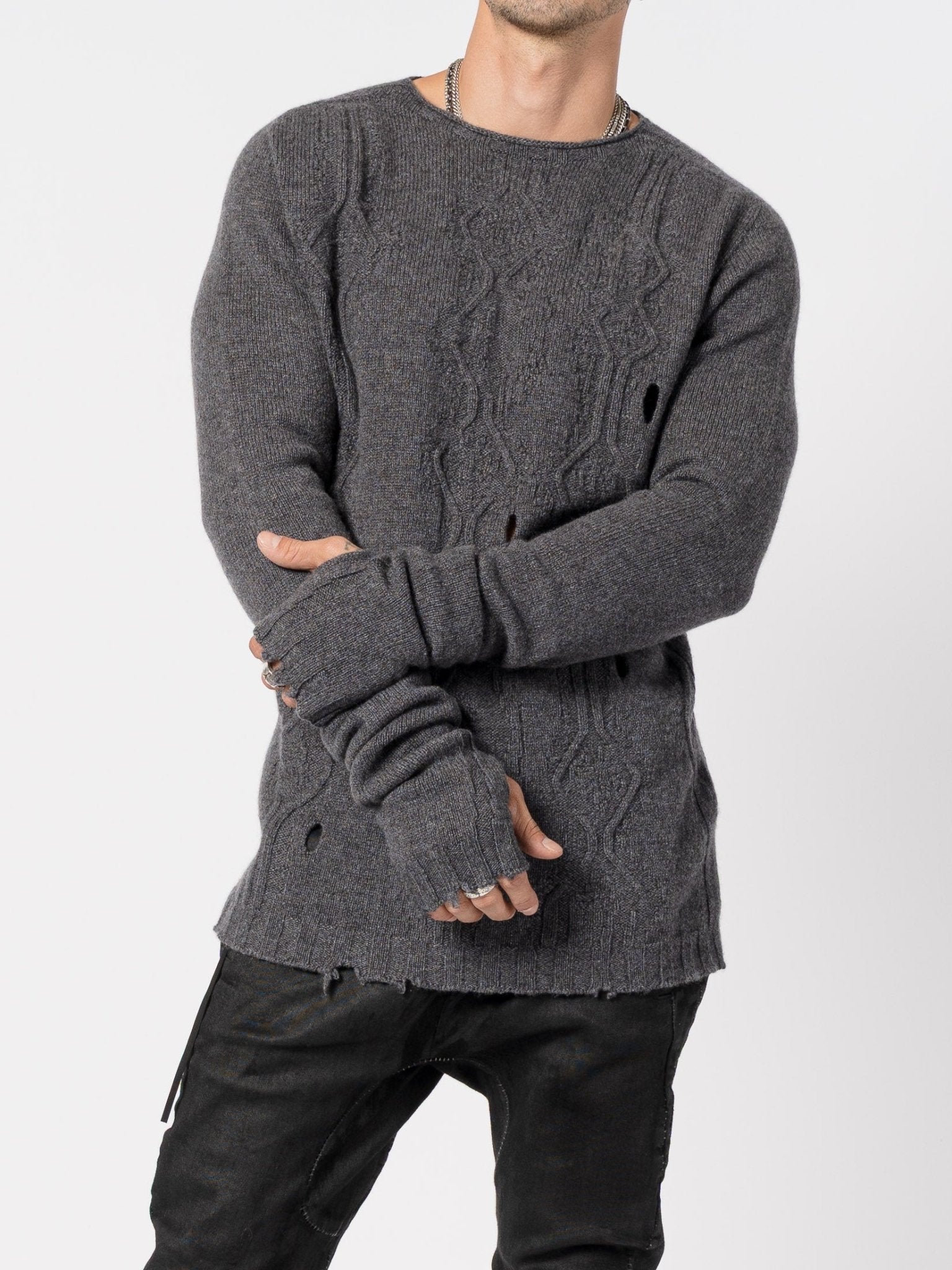 Cashmere Textured Knit - by MD75