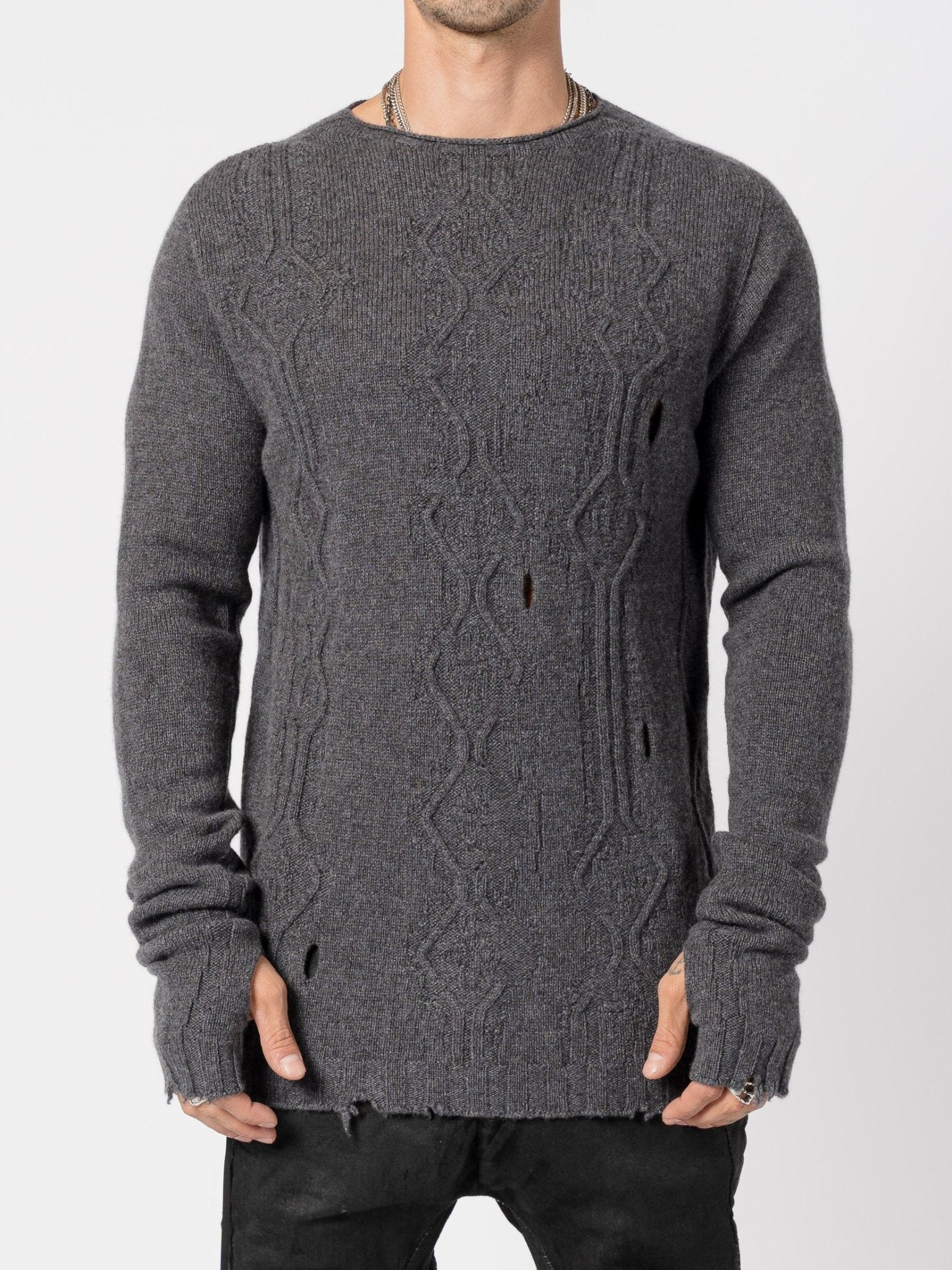 Cashmere Textured Knit - by MD75