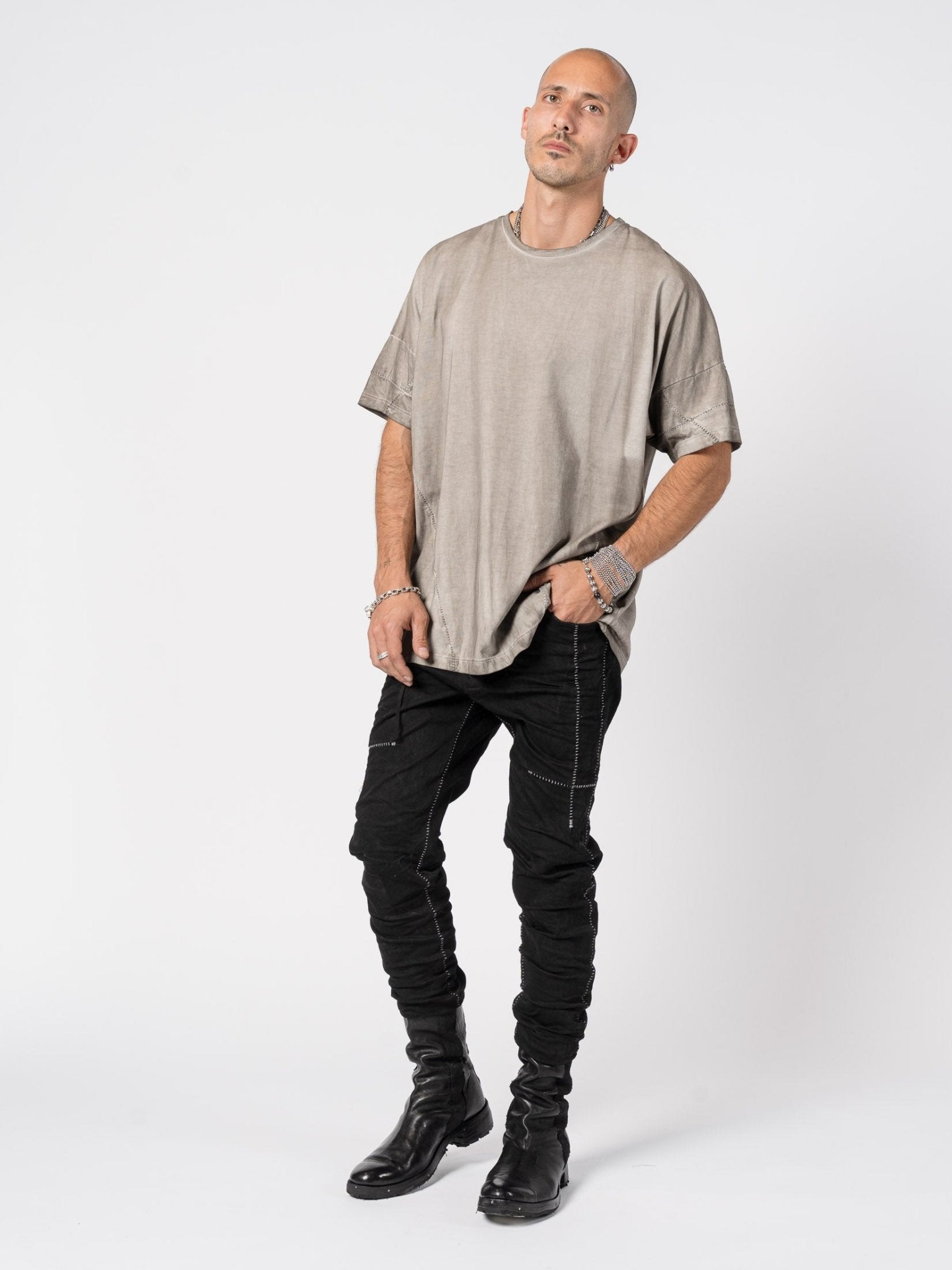 Cotton Tee with Dissolv Finish - by MD75