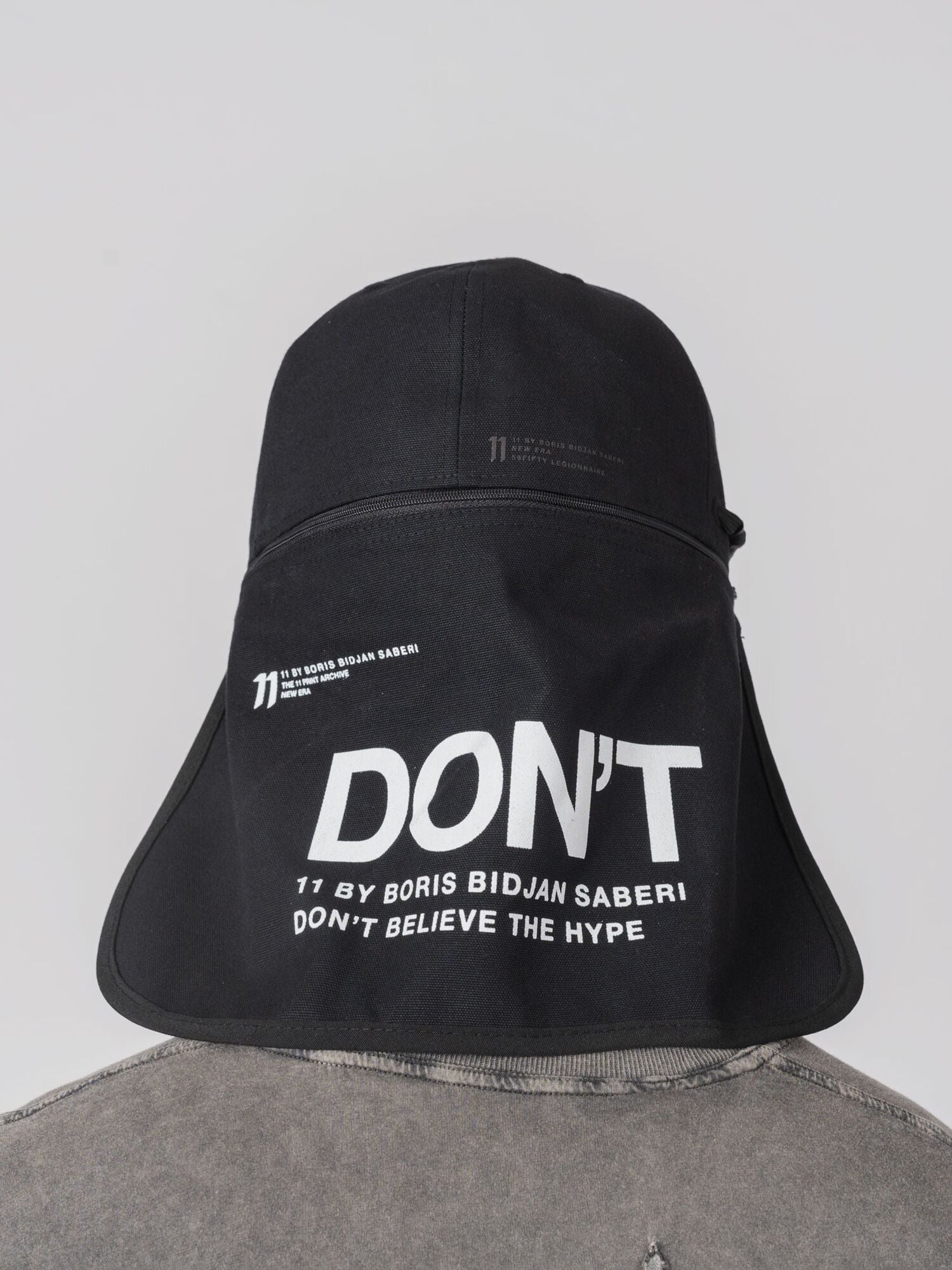 11 By Boris Bidjan Saberi x New Era 59FIFTY "DON'T BELIEVE THE HYPE" Cap