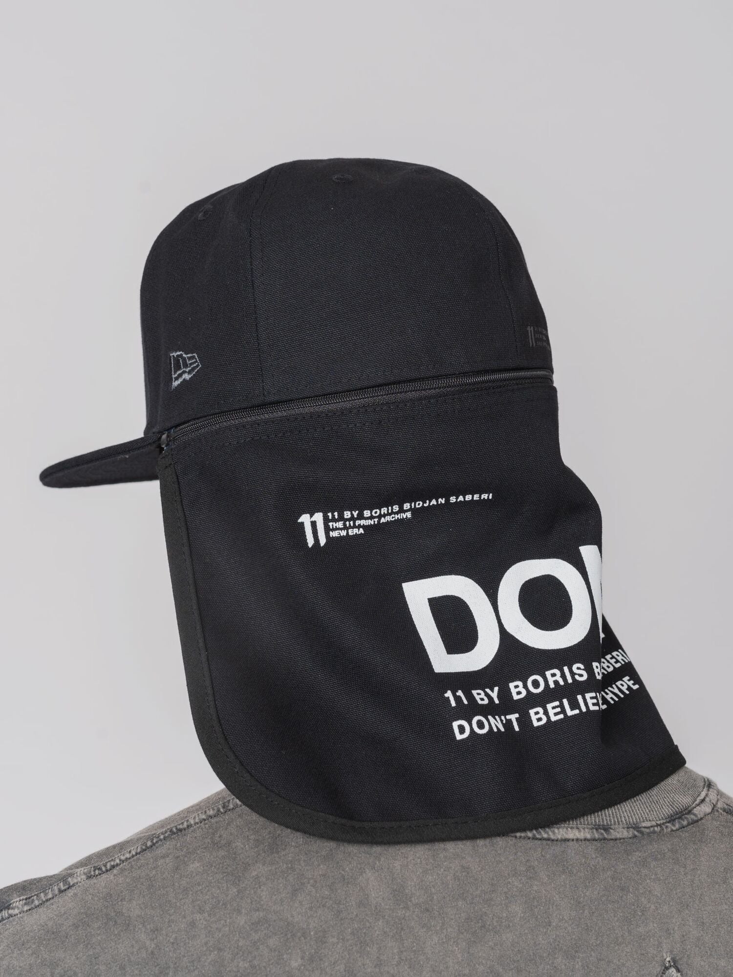 11 By Boris Bidjan Saberi x New Era 59FIFTY "DON'T BELIEVE THE HYPE" Cap