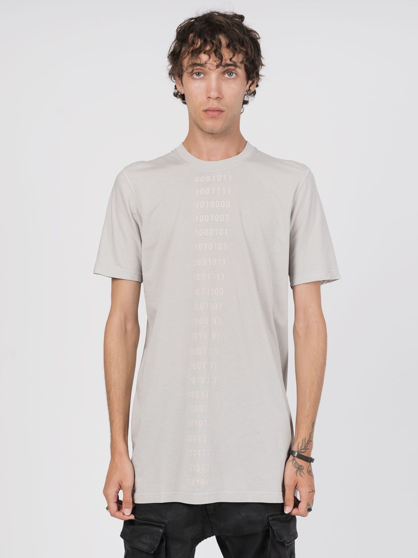 11 by Boris Bidjan Saberi TS5 T-Shirt Light Grey