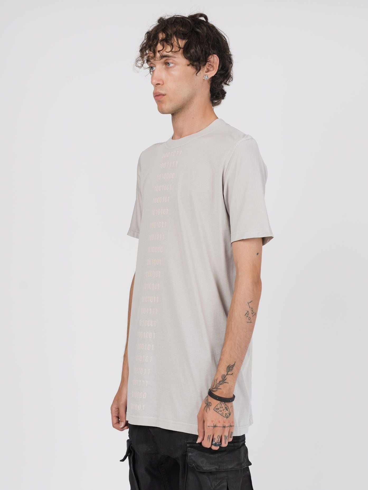 11 by Boris Bidjan Saberi TS5 T-Shirt Light Grey