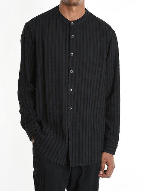 Striped Viscose Cotton Shirt