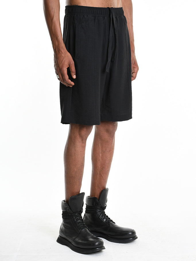 Embossed Bermuda Shorts