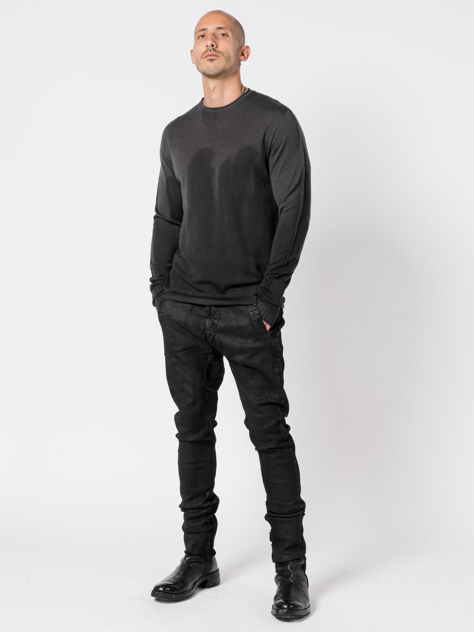 Hand - Dipped Light Wool Knit - by MD75