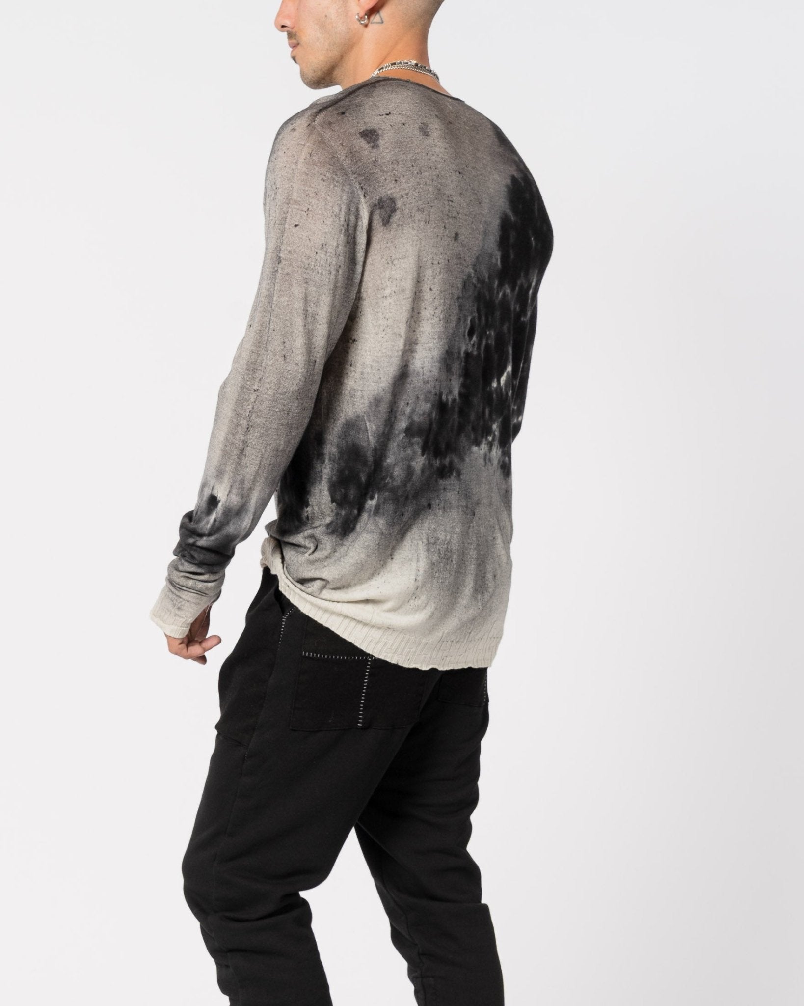 Light Wool Knit with Salt Treatment - by MD75