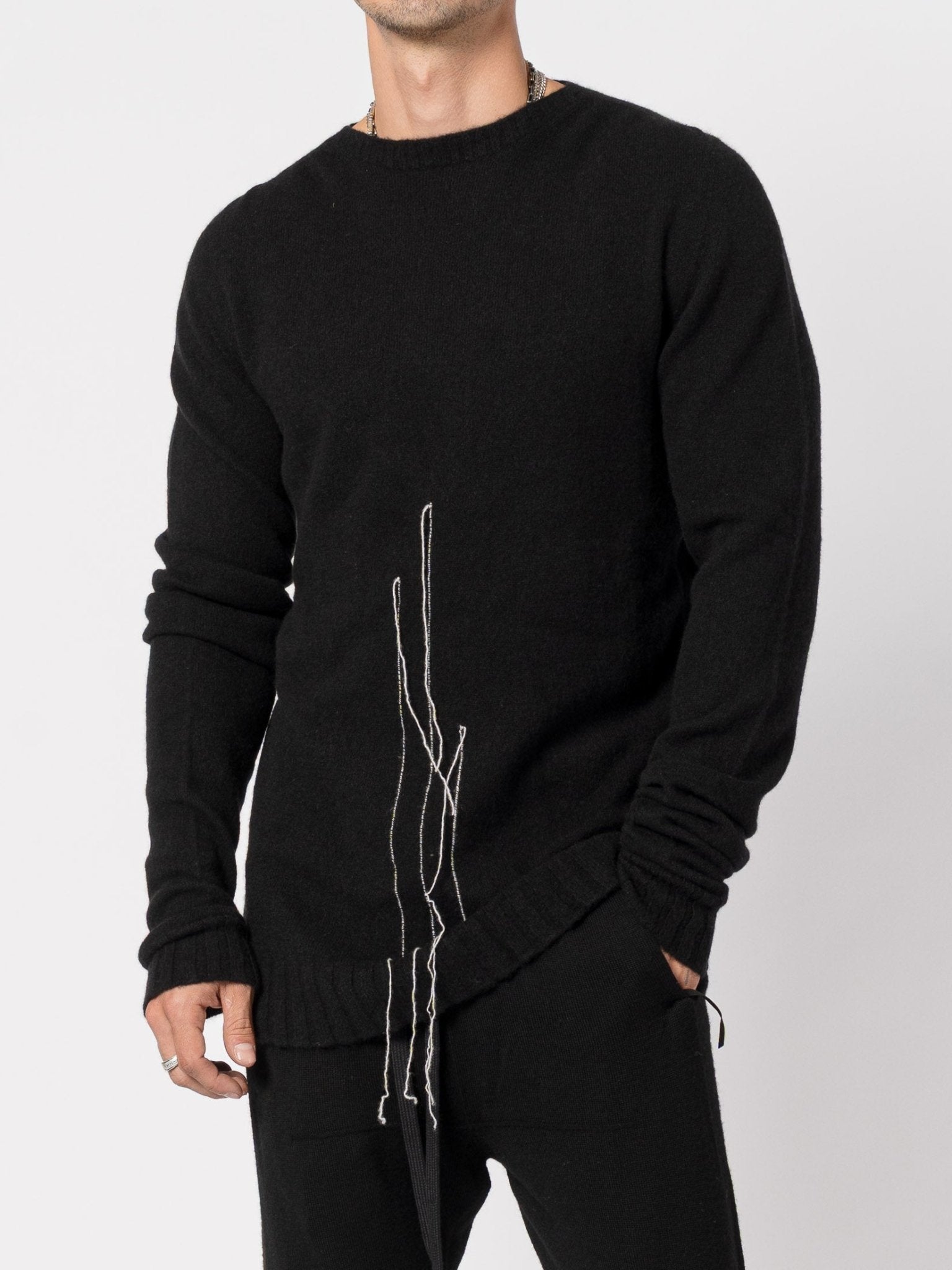 Medium Cashmere Knit with Embroidery - by MD75