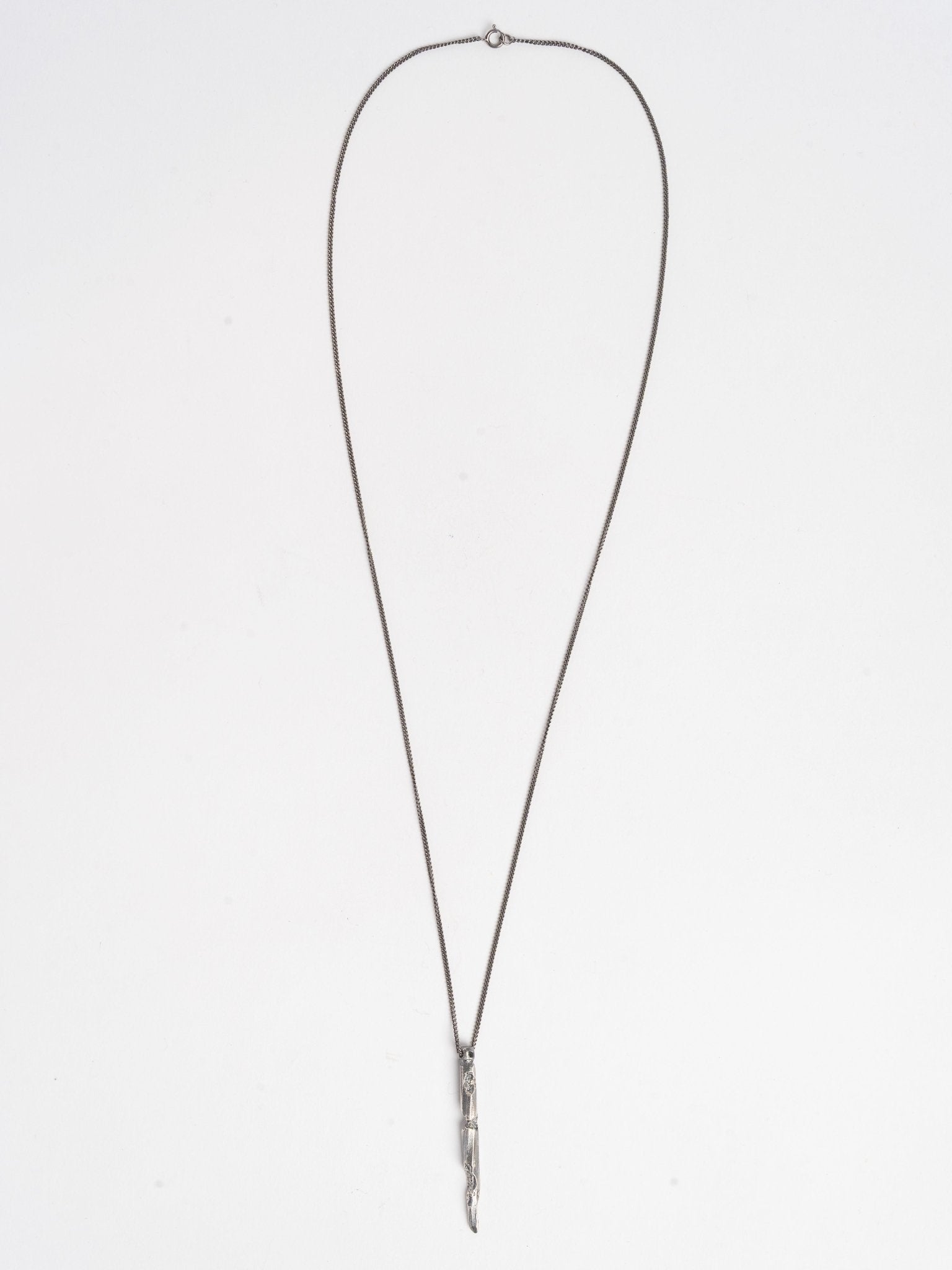 Necklace with Raw Elongated Element - by AITO