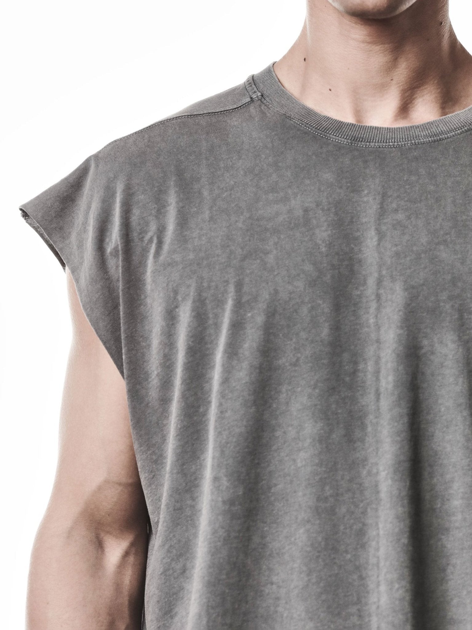 Raw Shoulder Oversized Tee - by THOM KROM