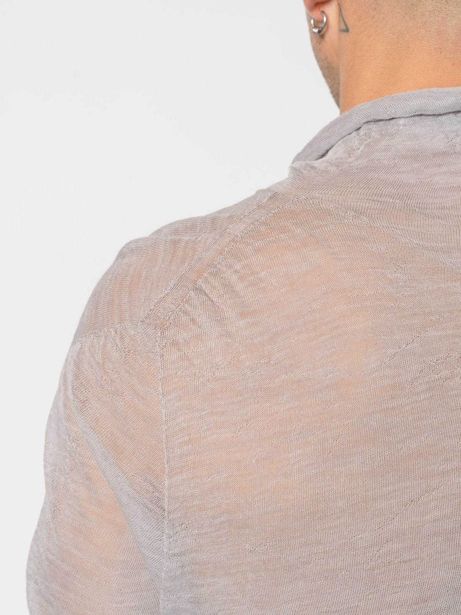 Thin Wool High Neck Knit - by MD75