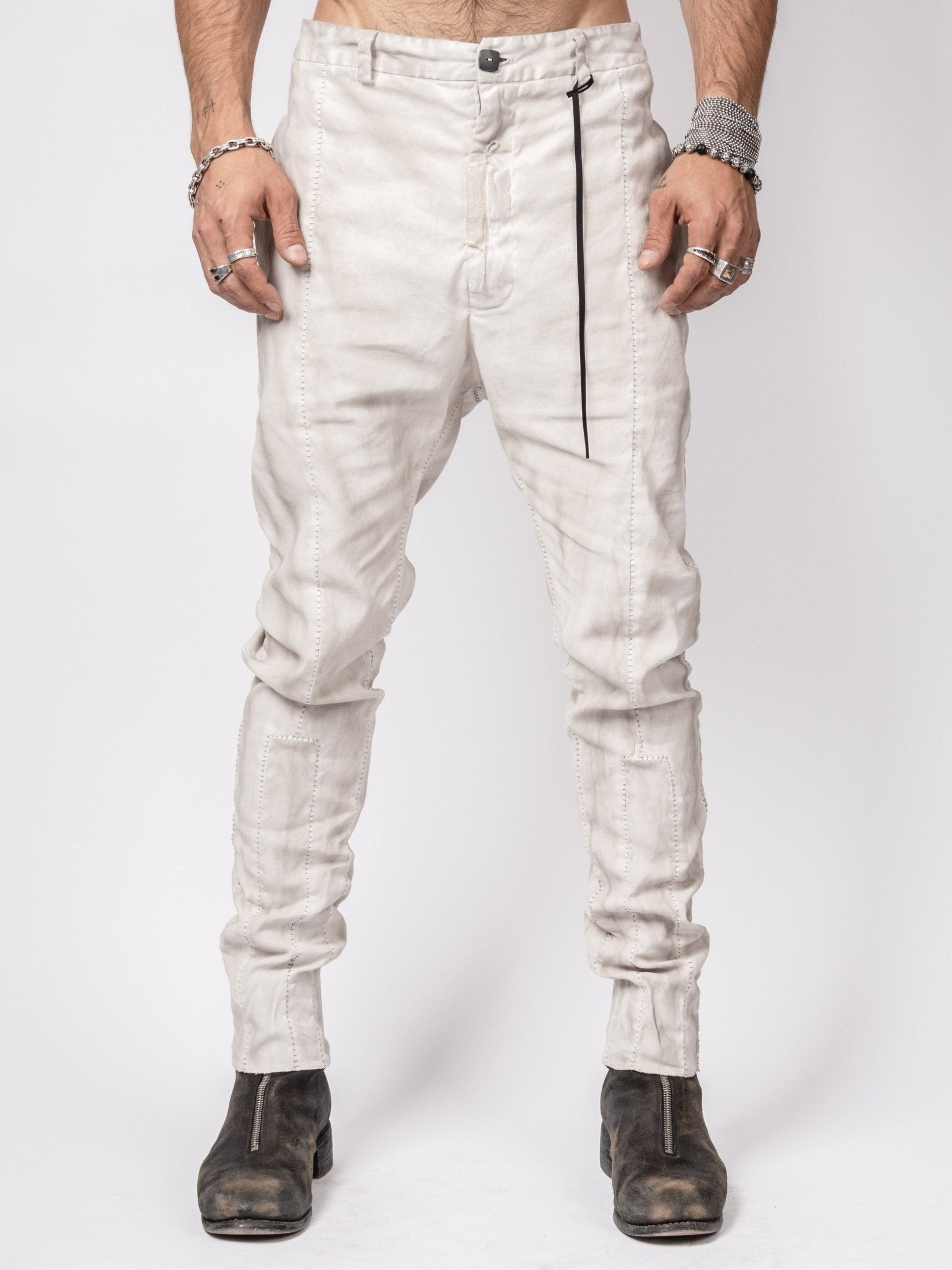Washed Cotton Trousers - by MD75