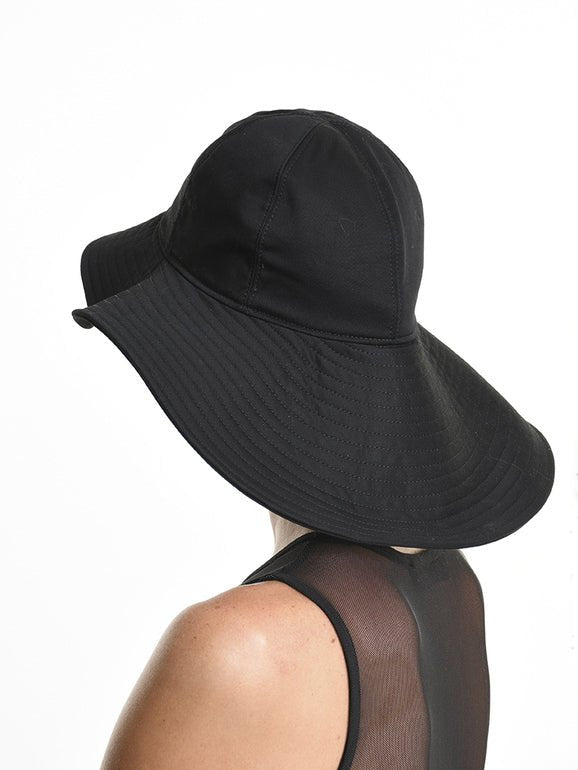 Wide Brim Cotton Hat - by LA HAINE INSIDE US