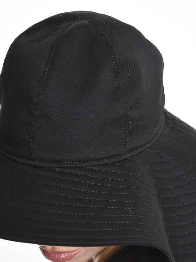 Wide Brim Cotton Hat - by LA HAINE INSIDE US